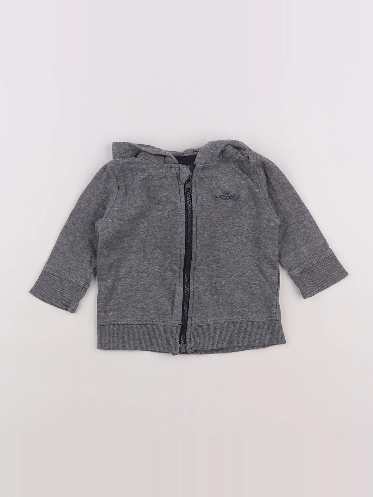 IKKS - sweat imprimé au dos gris - 12 mois