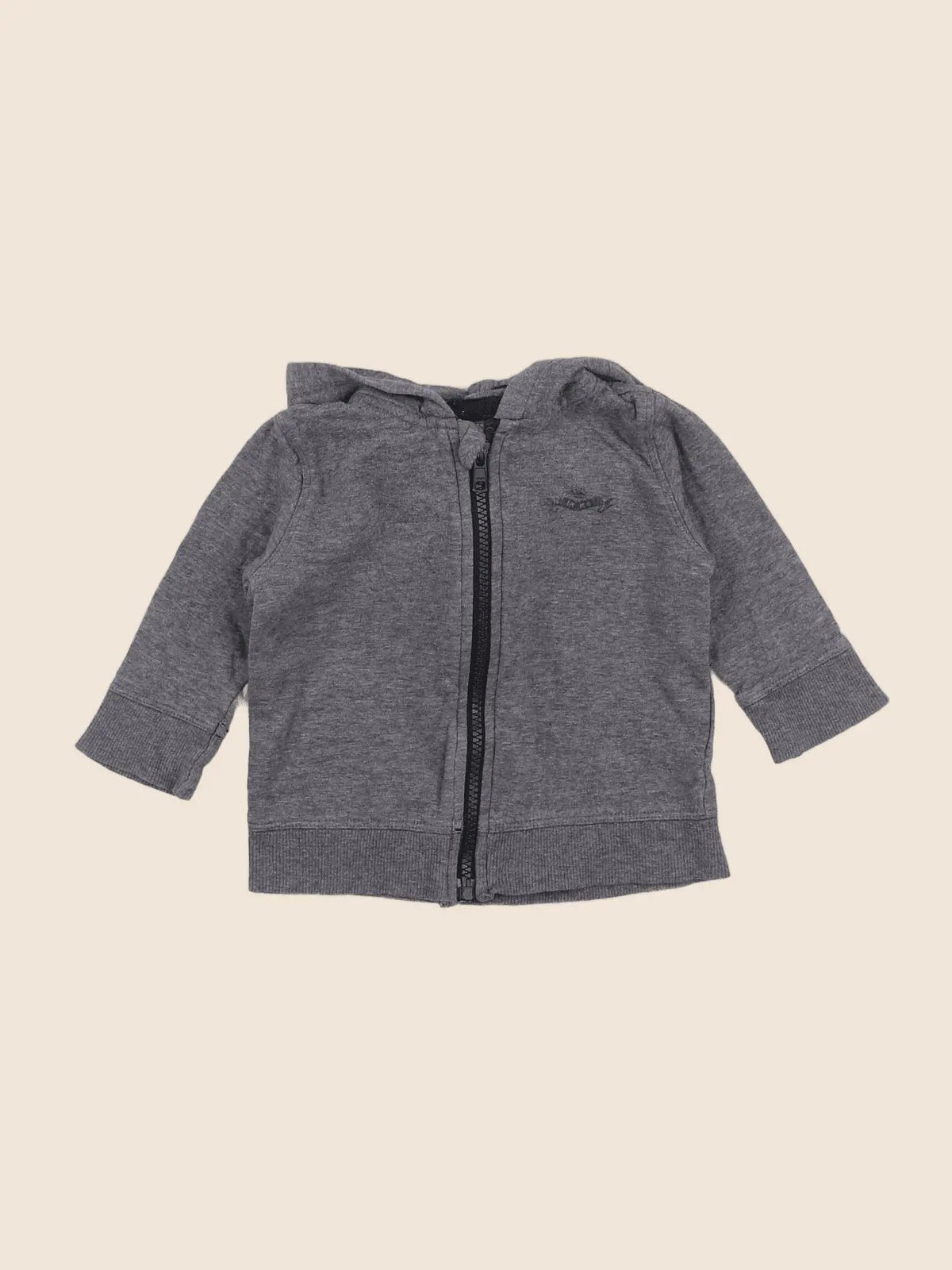 IKKS - sweat imprimé au dos gris - 12 mois