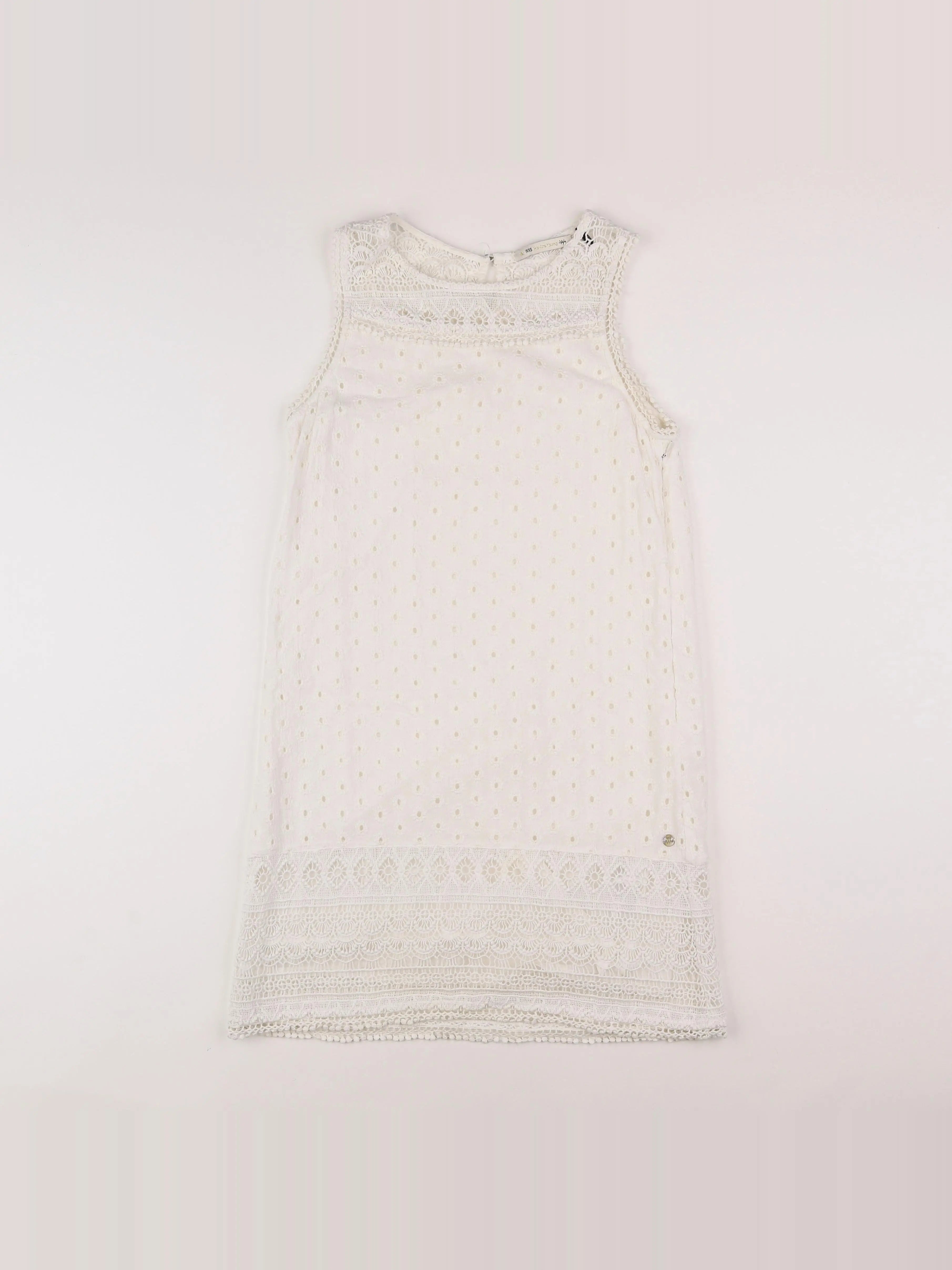 IKKS - robe blanc - 14 ans