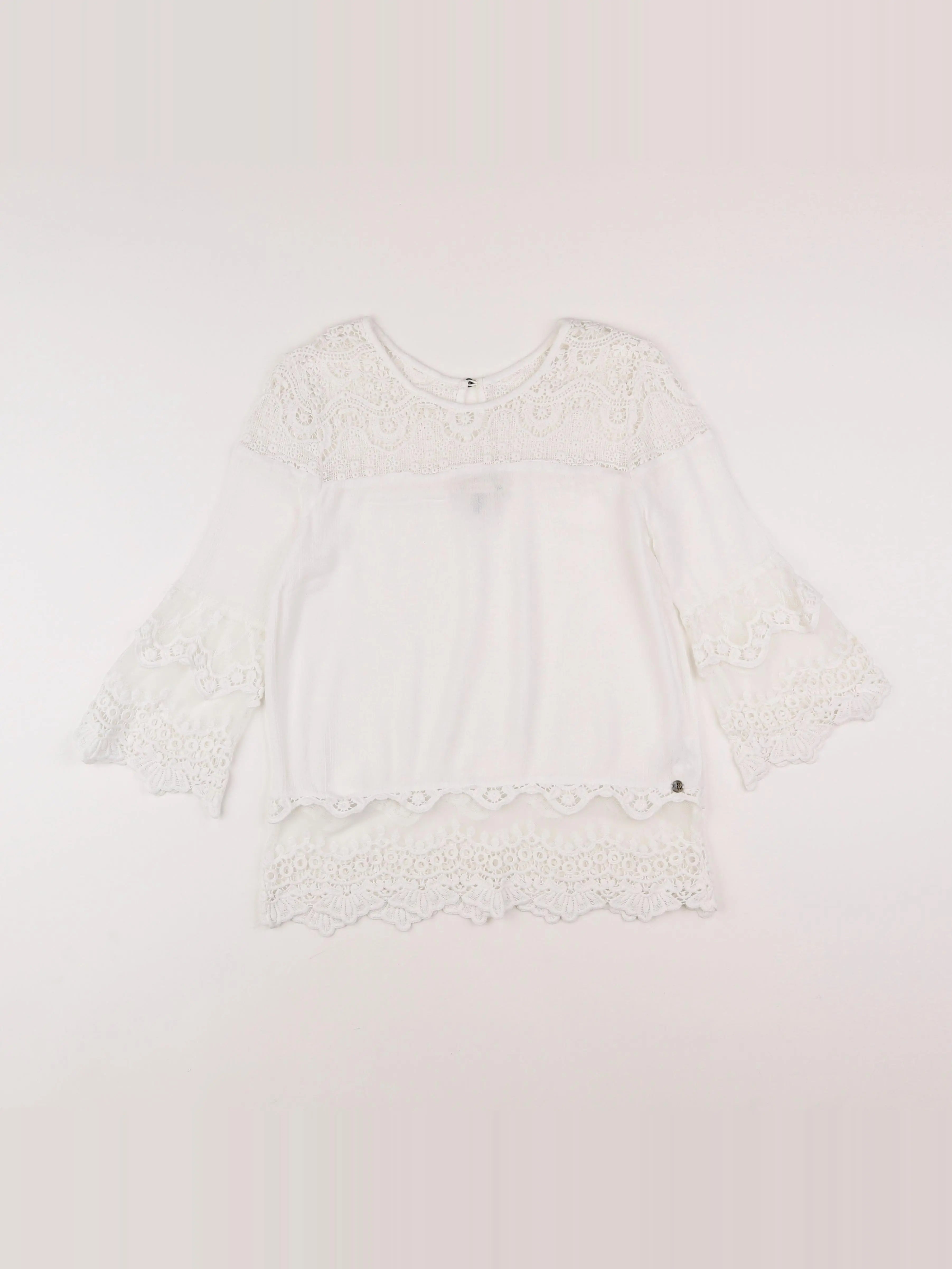 IKKS - blouse blanc - 12 ans