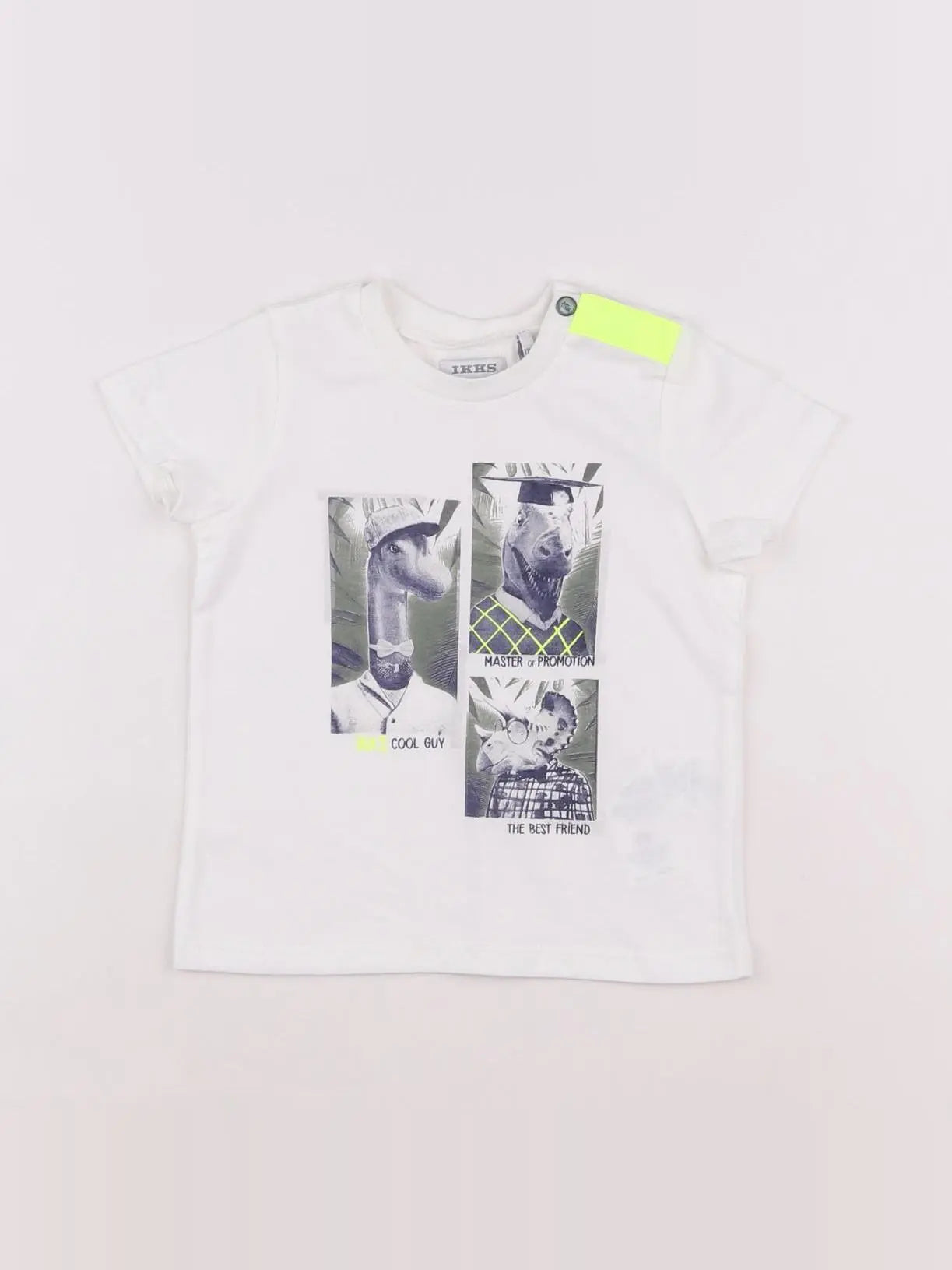 IKKS - tee-shirt blanc - 12 mois