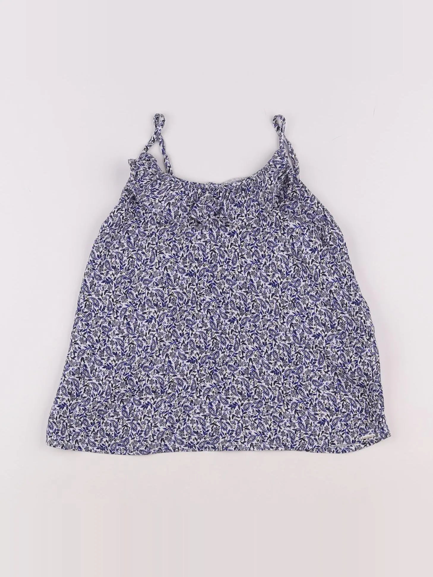 IKKS - blouse bleu, blanc - 12 ans