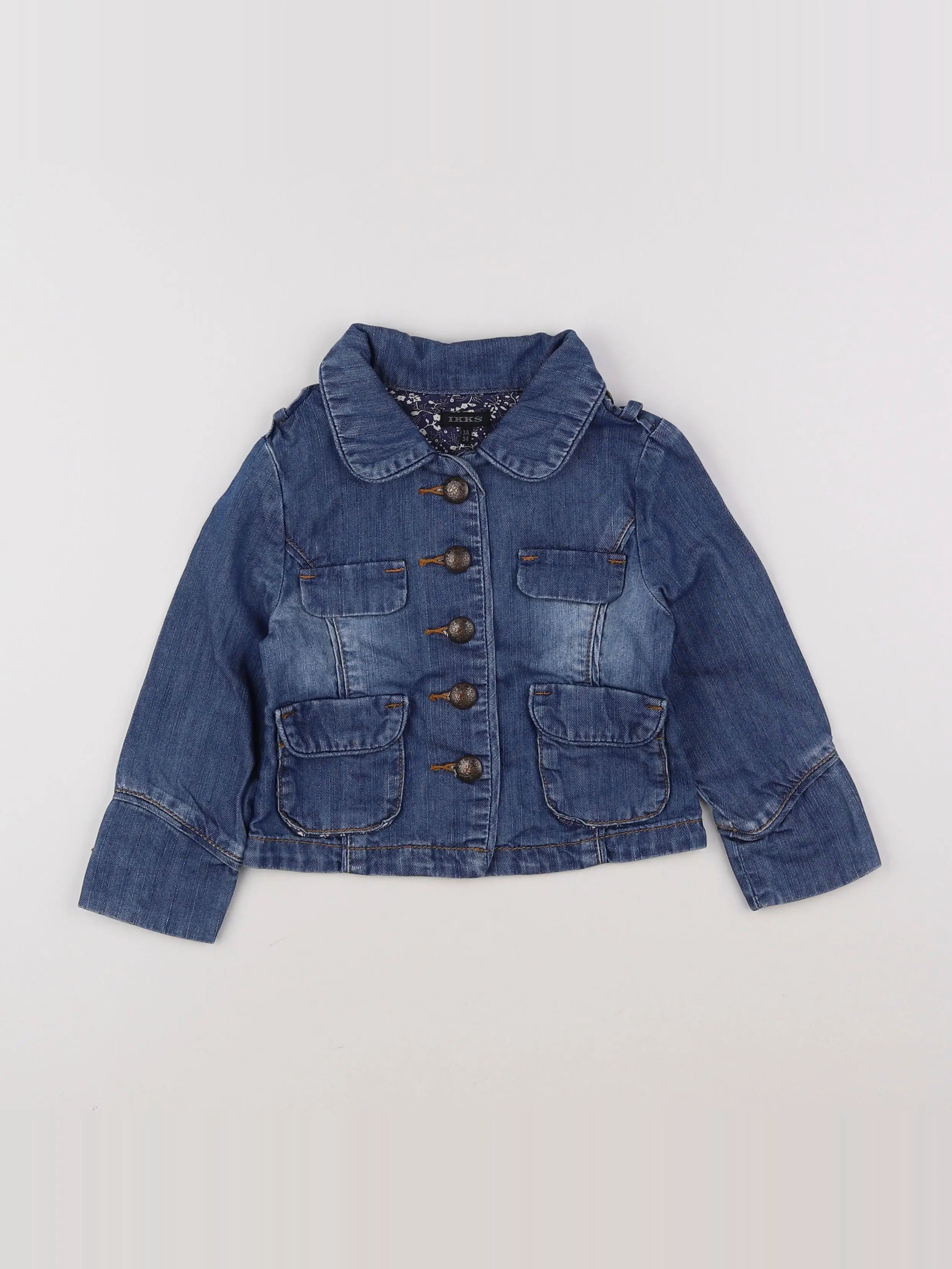 IKKS - veste bleu - 3 ans