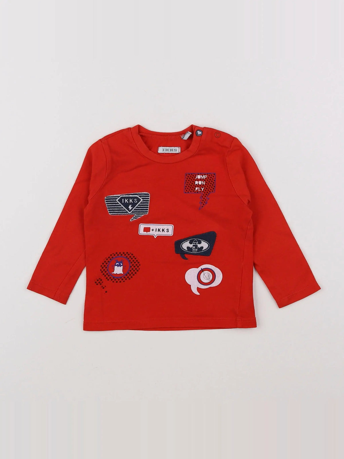 IKKS - tee-shirt rouge - 12 mois