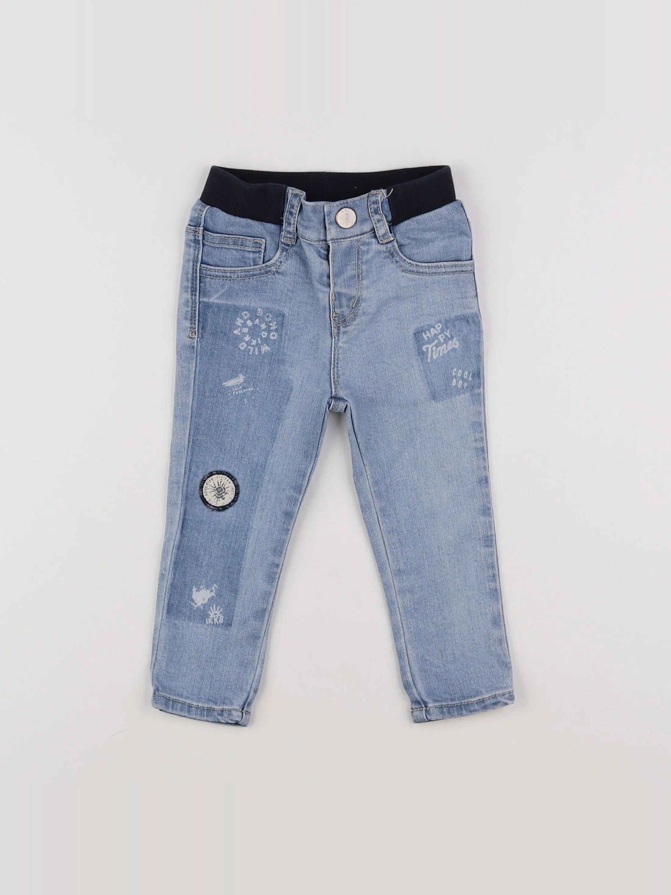 IKKS - jean bleu - 18 mois