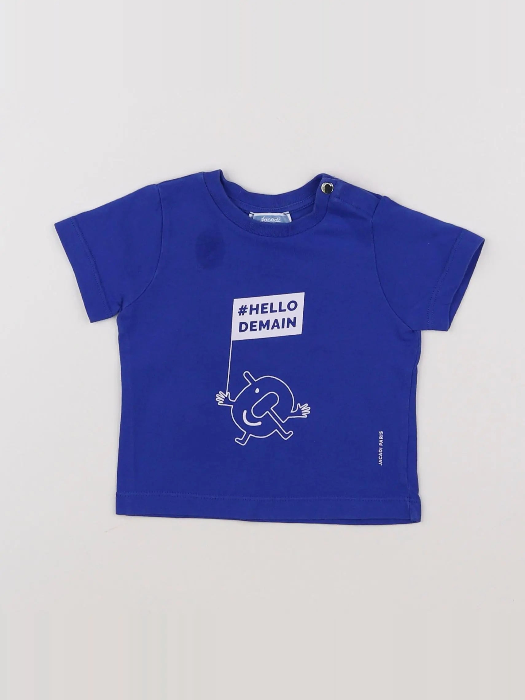 Jacadi - tee-shirt bleu - 6 mois