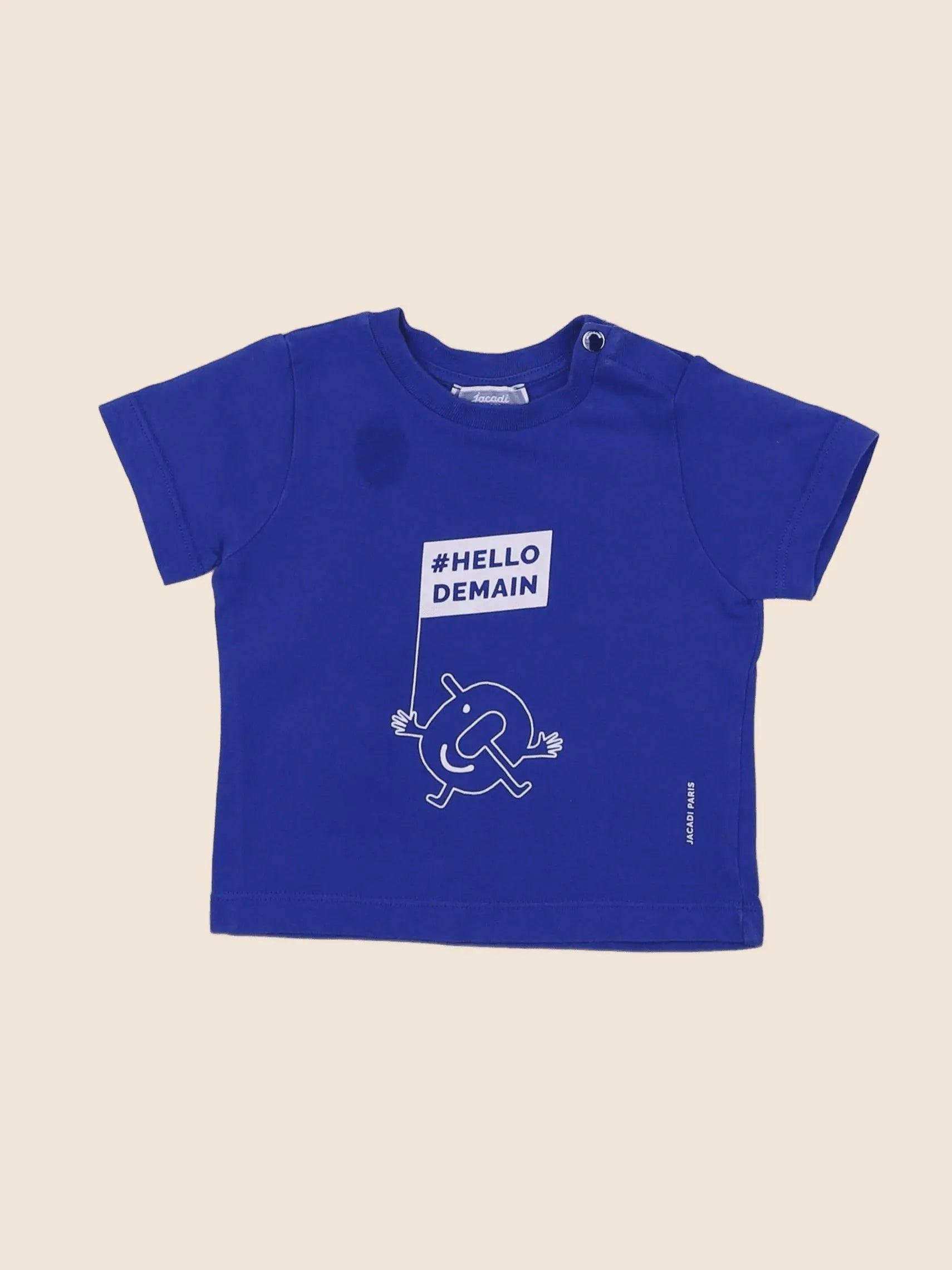 Jacadi - tee-shirt bleu - 6 mois