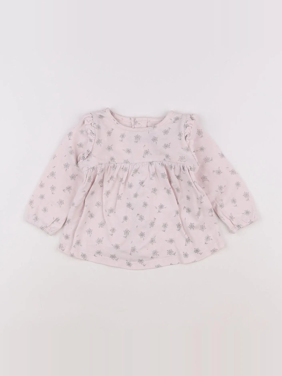 Natalys - tee-shirt rose - 6 mois