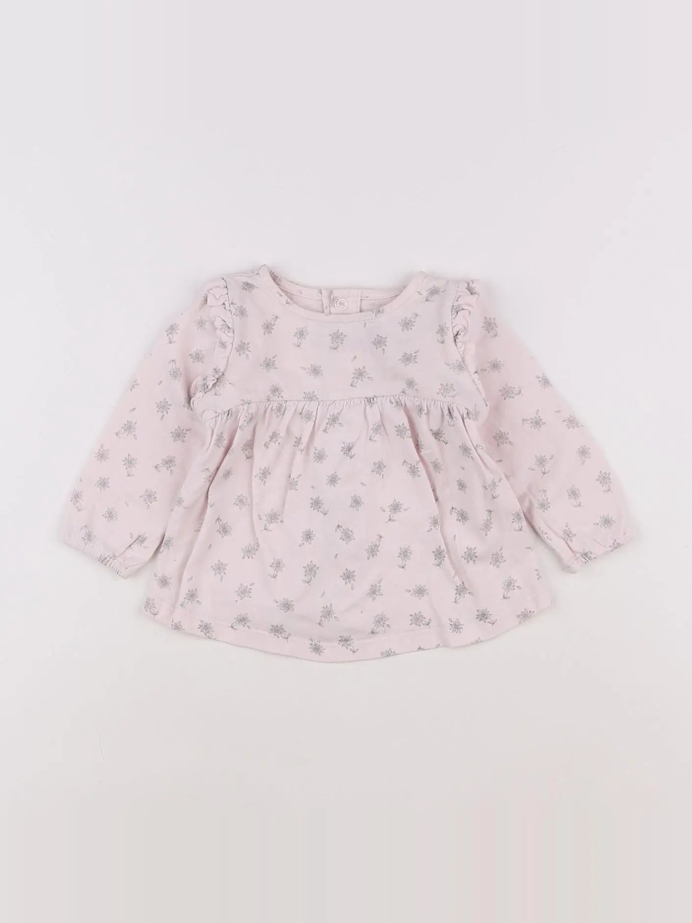 Natalys - tee-shirt rose - 6 mois