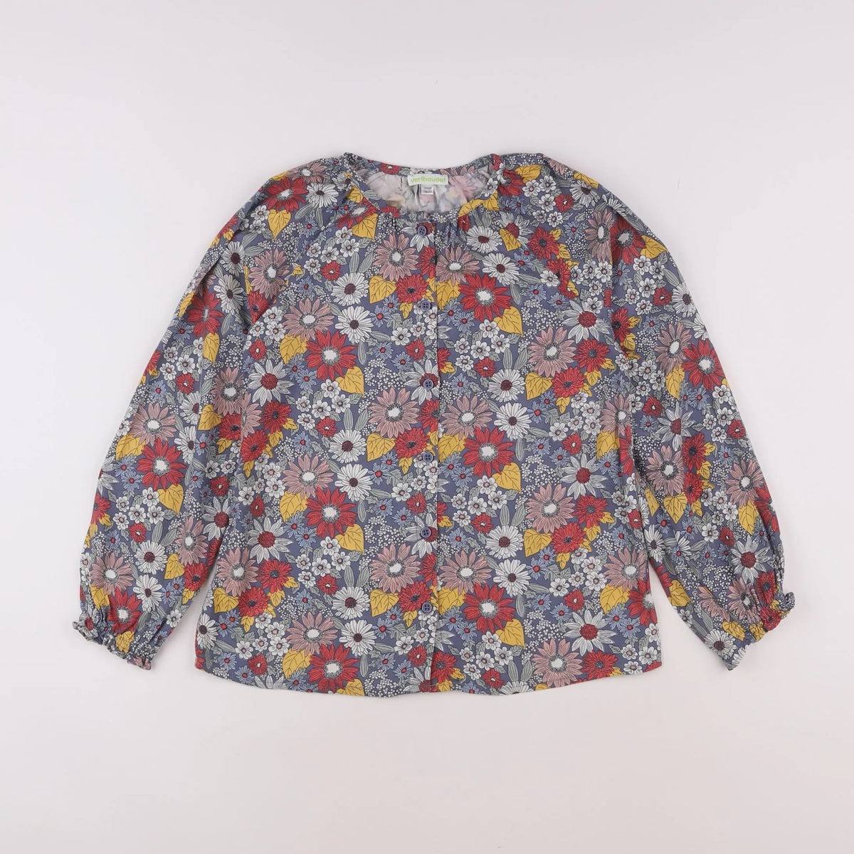 Vertbaudet - blouse multicolore - 10 ans