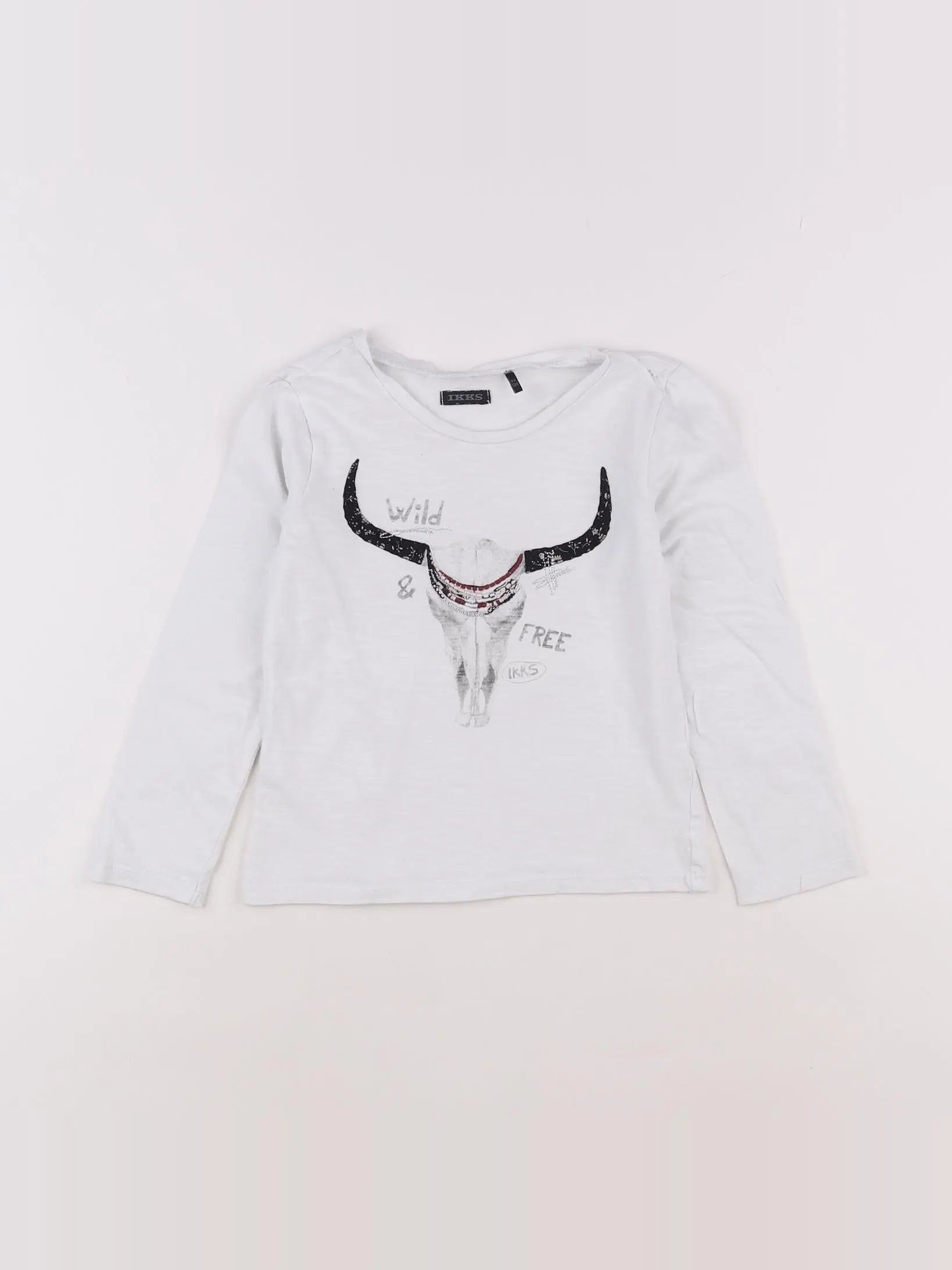 IKKS - tee-shirt blanc - 4 ans