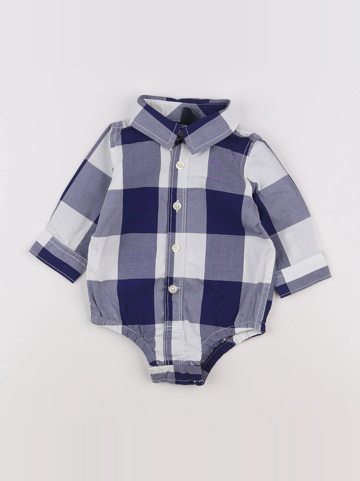 GAP - combinaison blanc, bleu - 3/6 mois