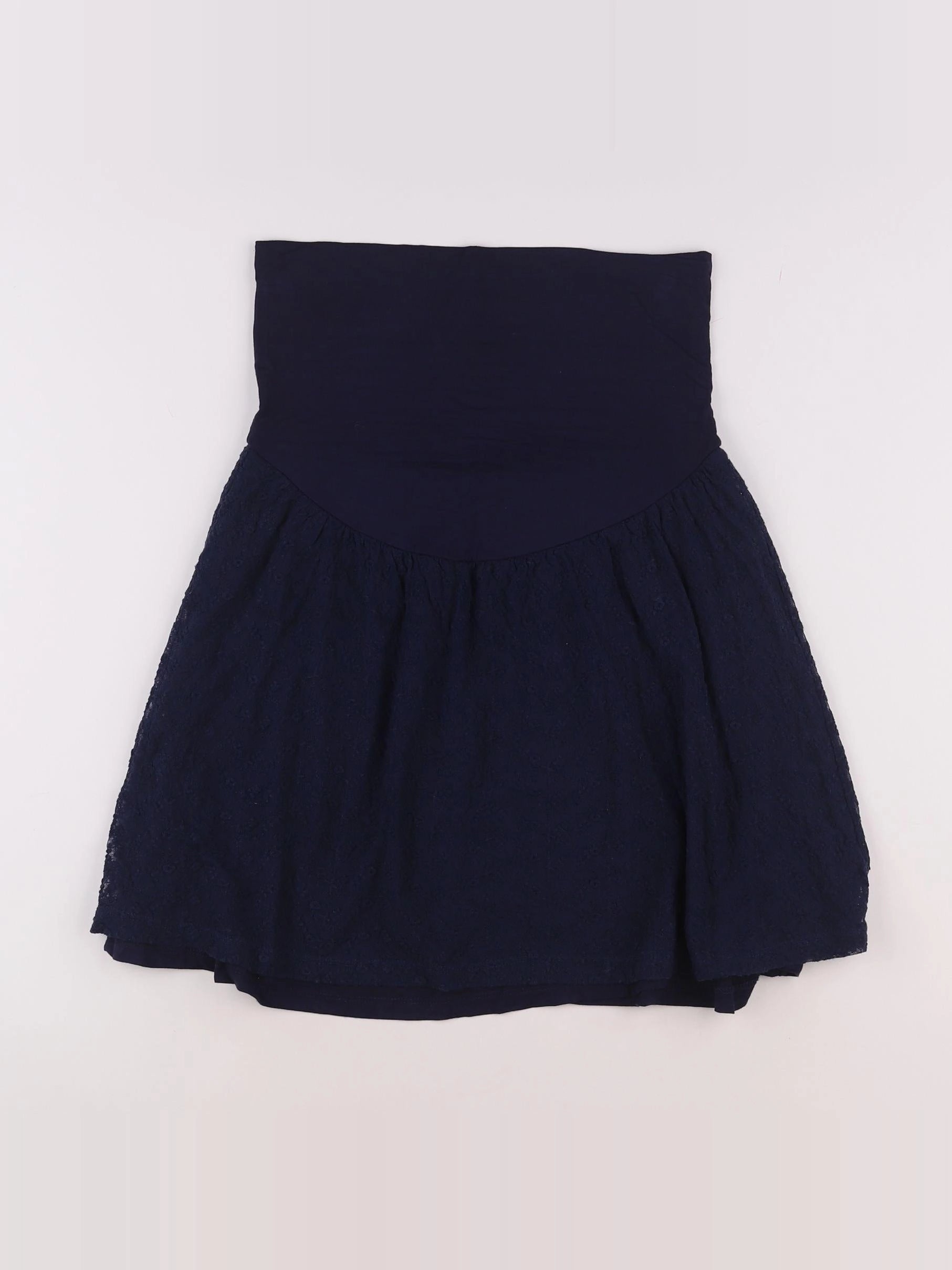 Vertbaudet - jupe grossesse bleu - 38