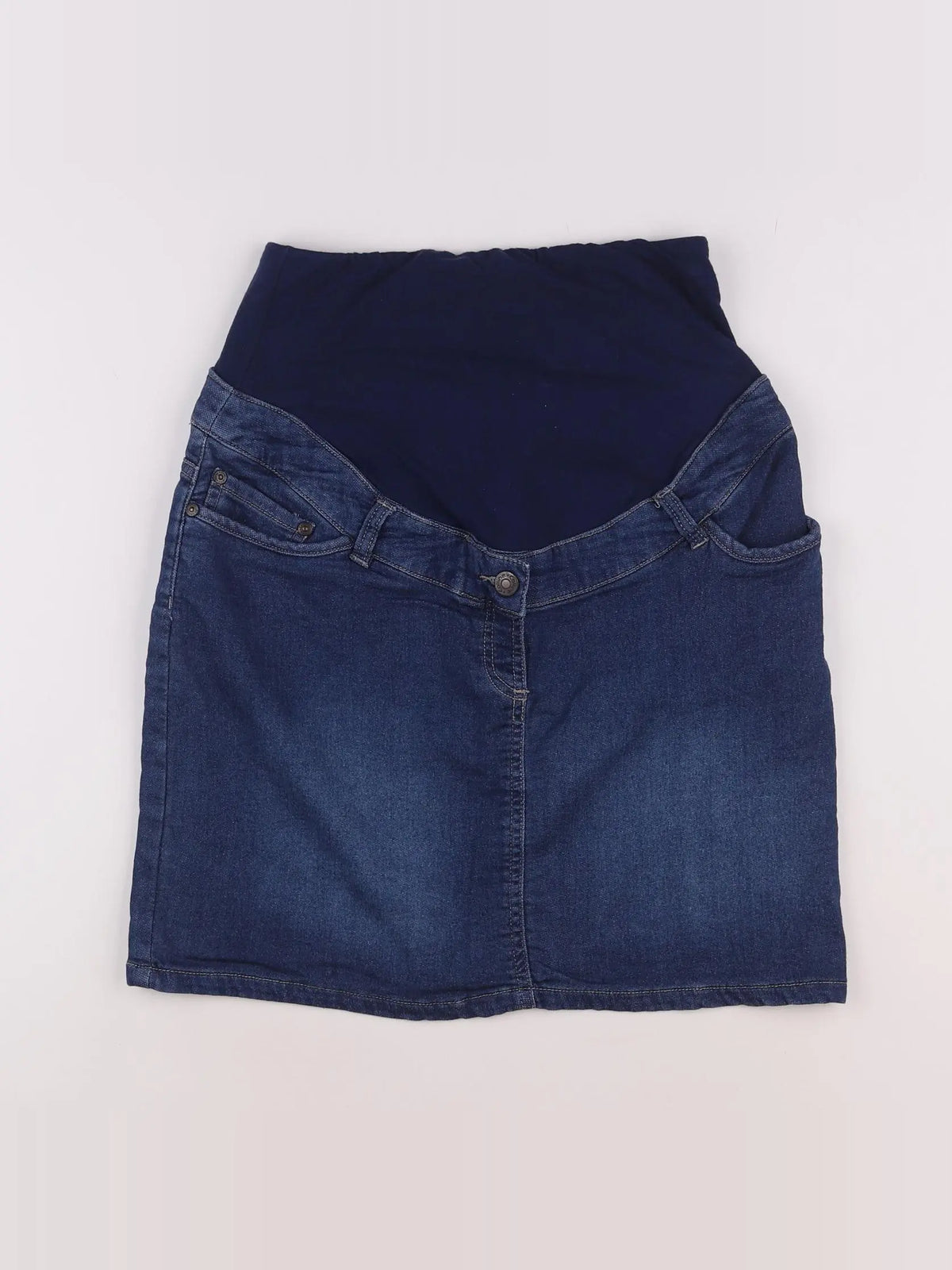 Vertbaudet - jupe grossesse bleu - 36