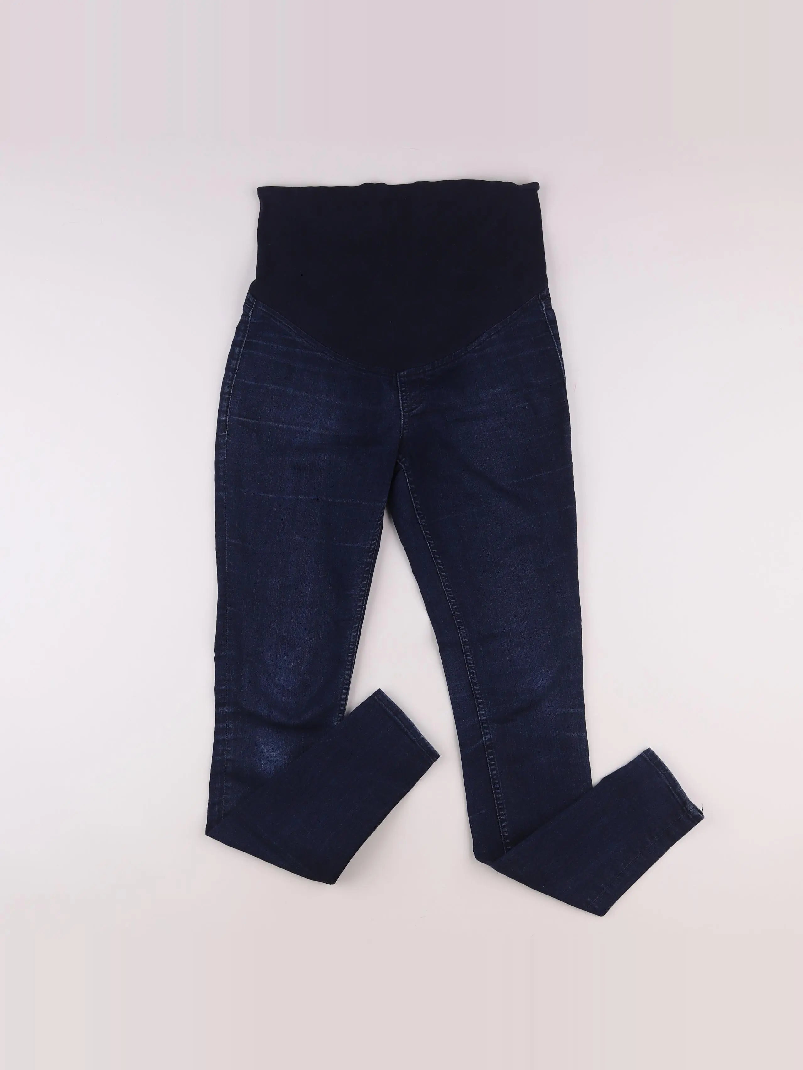 H&M - jean grossesse bleu - 34