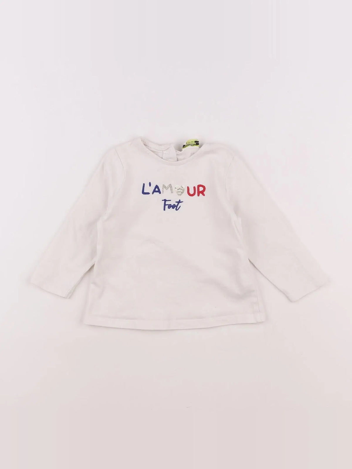 Tape à l'oeil - tee-shirt blanc - 18 mois