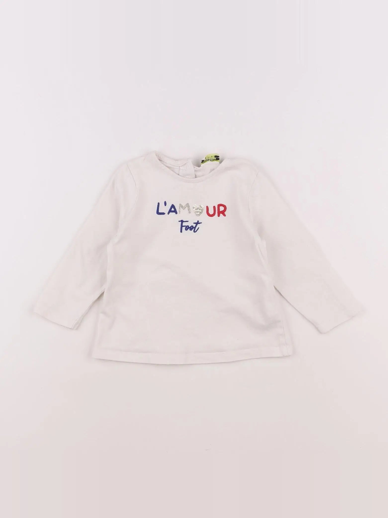 Tape à l'oeil - tee-shirt blanc - 18 mois