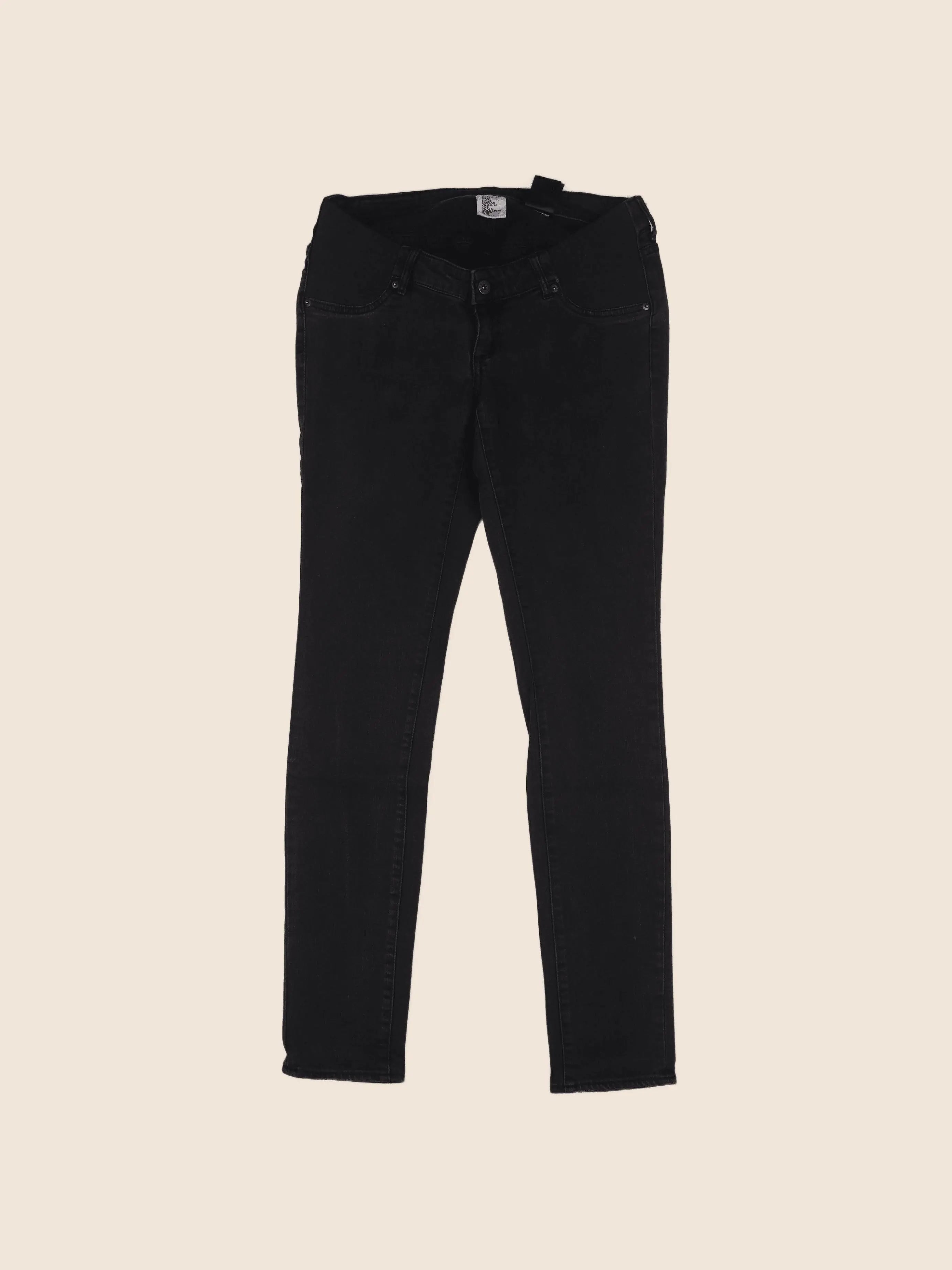 H&M - jean grossesse noir - 38