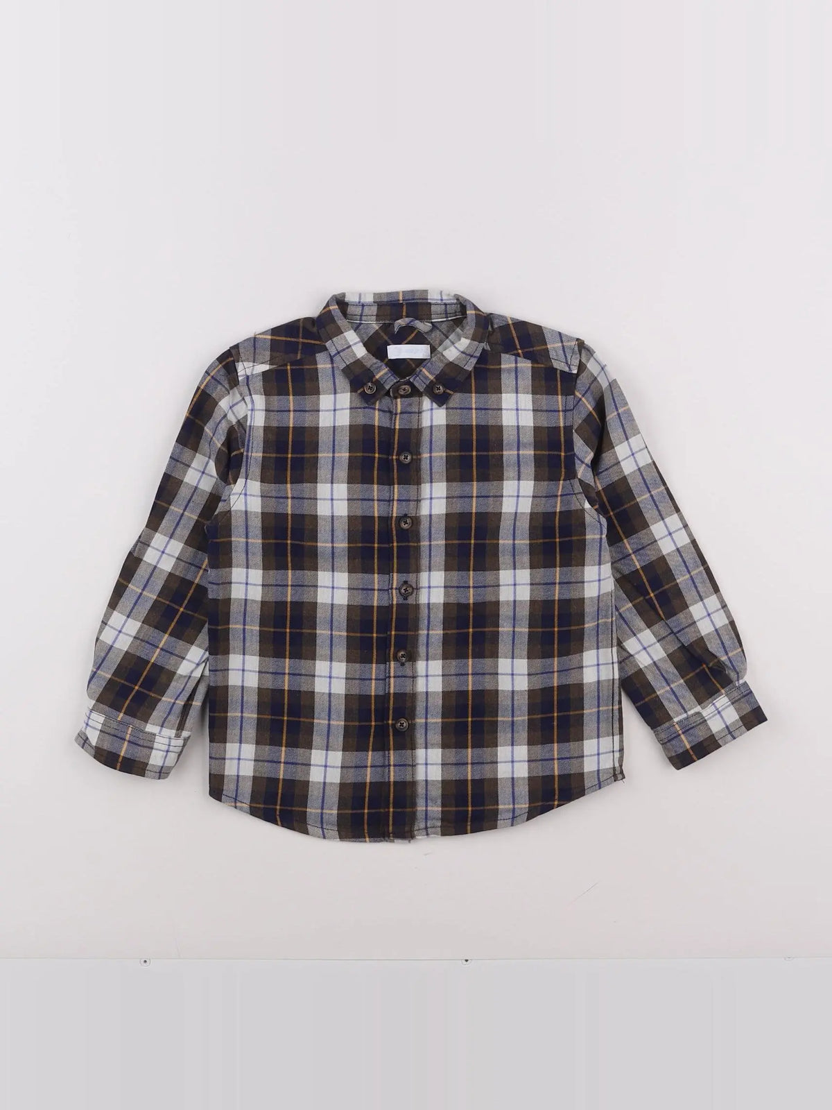 Laranjinha - chemise marron - 3 ans