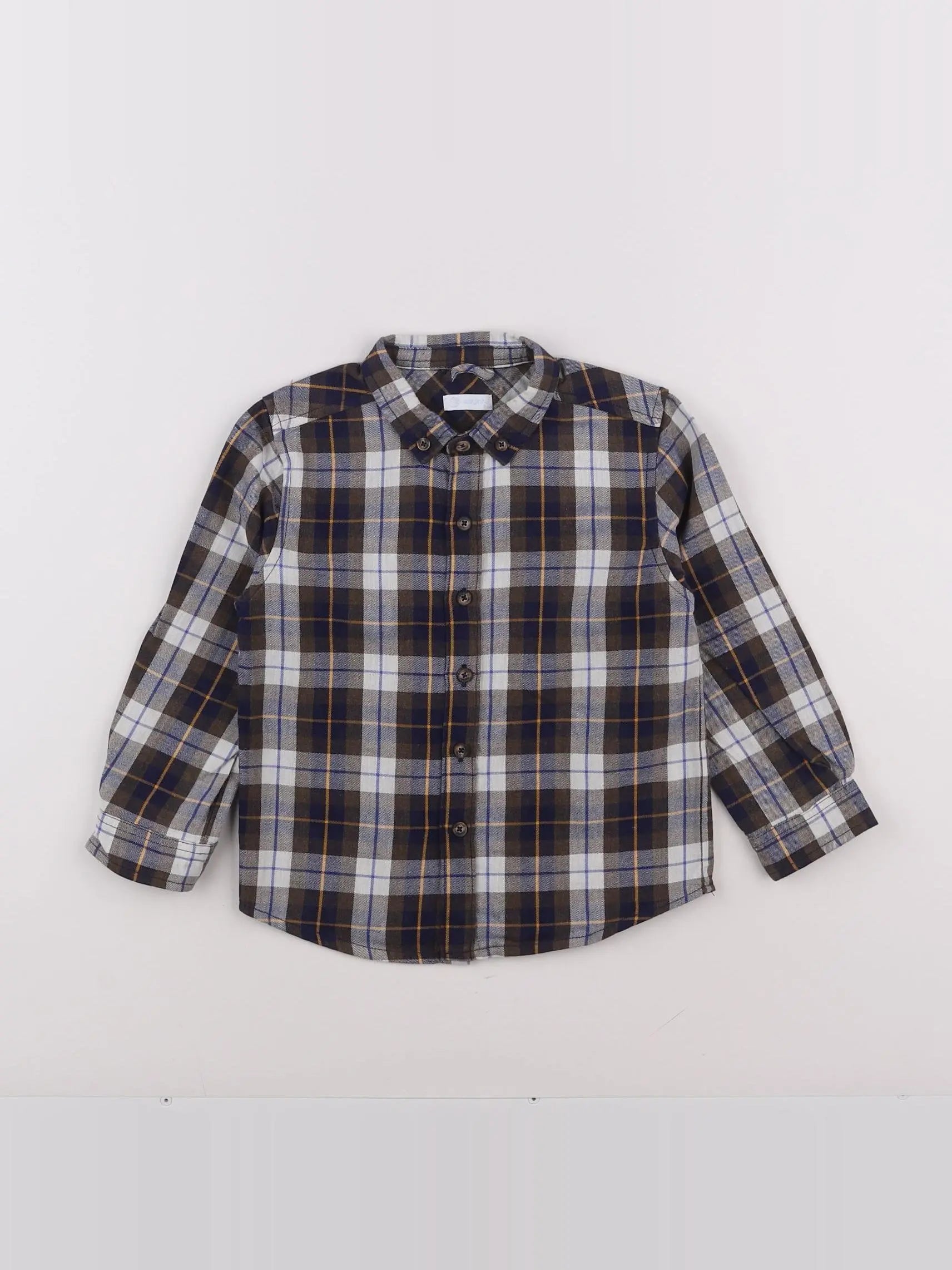 Laranjinha - chemise marron - 3 ans