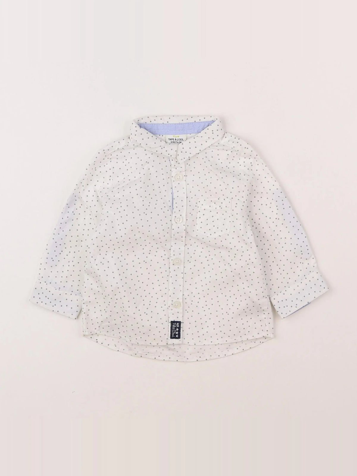 Tape à l'oeil - chemise blanc - 12 mois