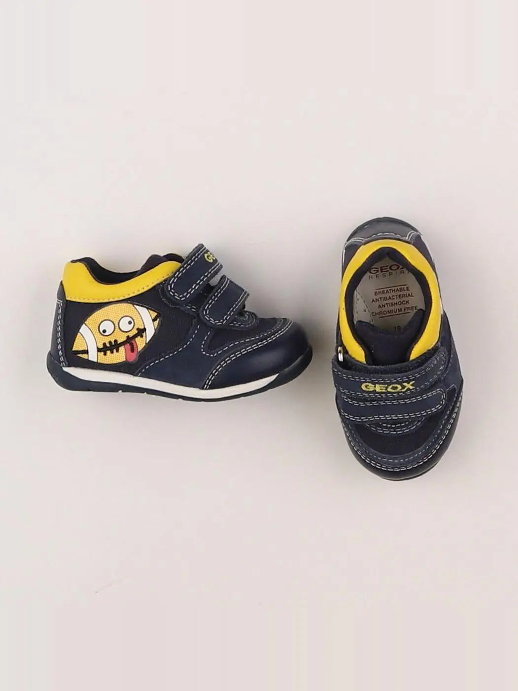 Geox - baskets bleu, jaune - pointure 19