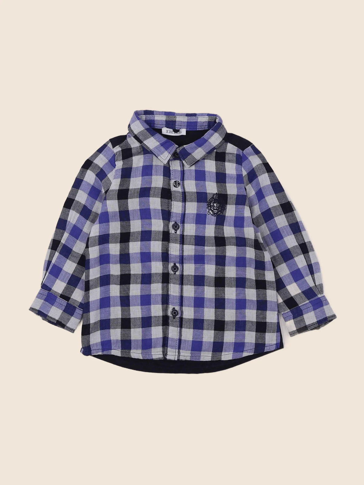 IKKS - chemise bleu - 12 mois