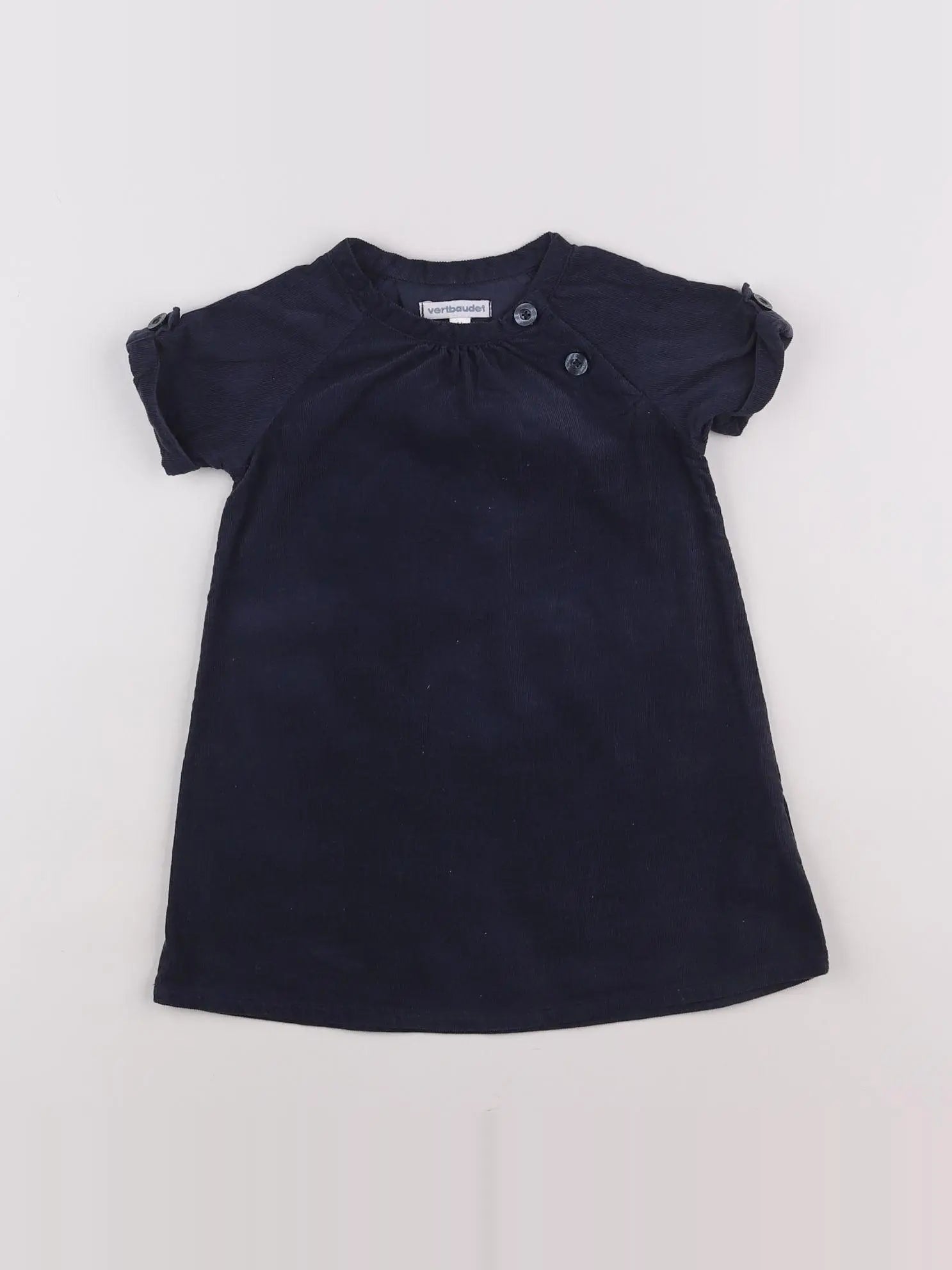 Vertbaudet - robe bleu - 18 mois