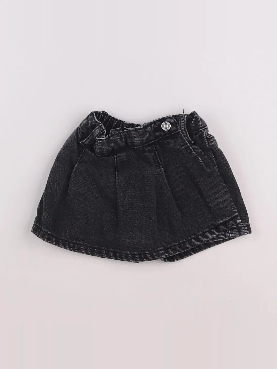 Zara - jupe short gris - 12/18 mois