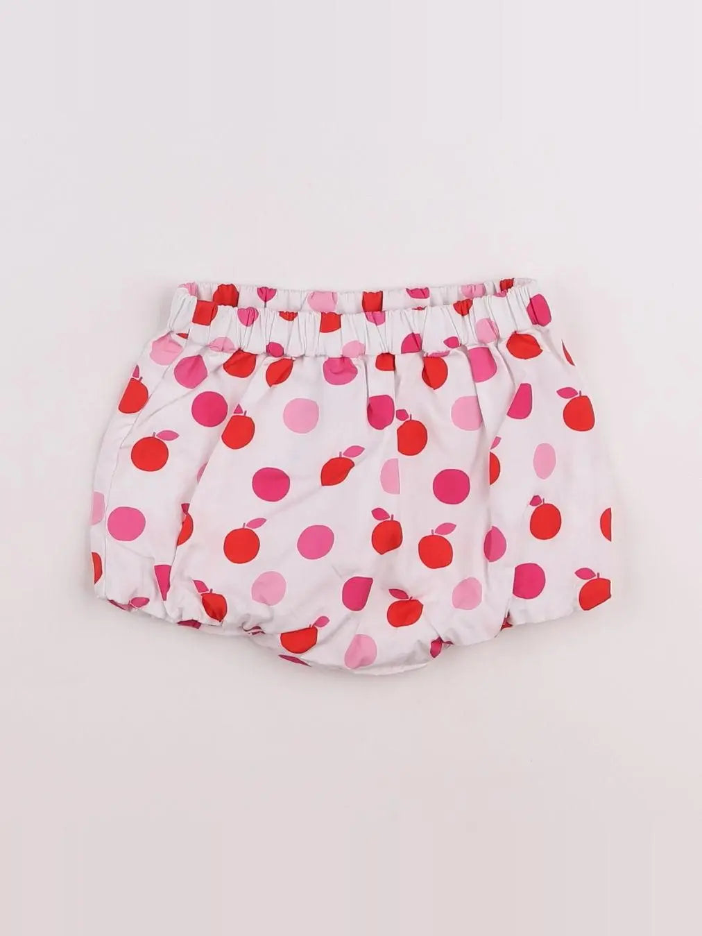 Jacadi - bloomer blanc, rose - 6 mois