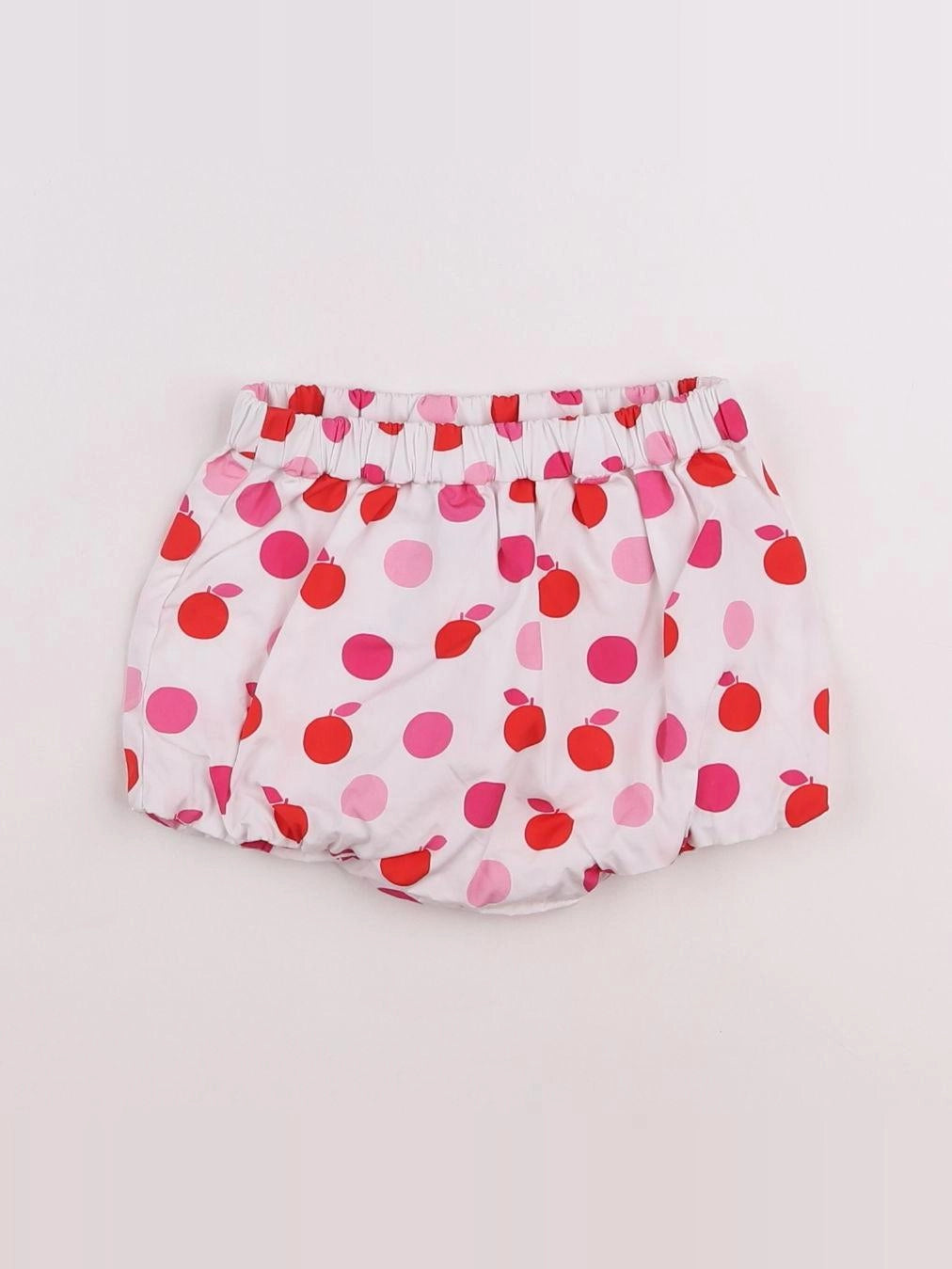 Jacadi - bloomer blanc, rose - 6 mois