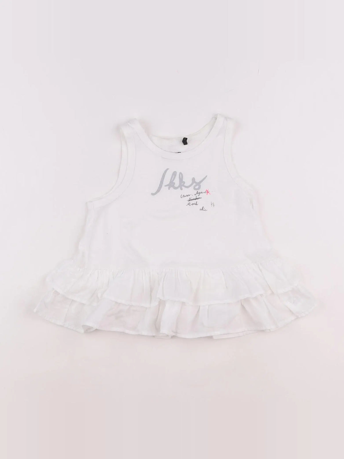 IKKS - débardeur blanc - 6 ans