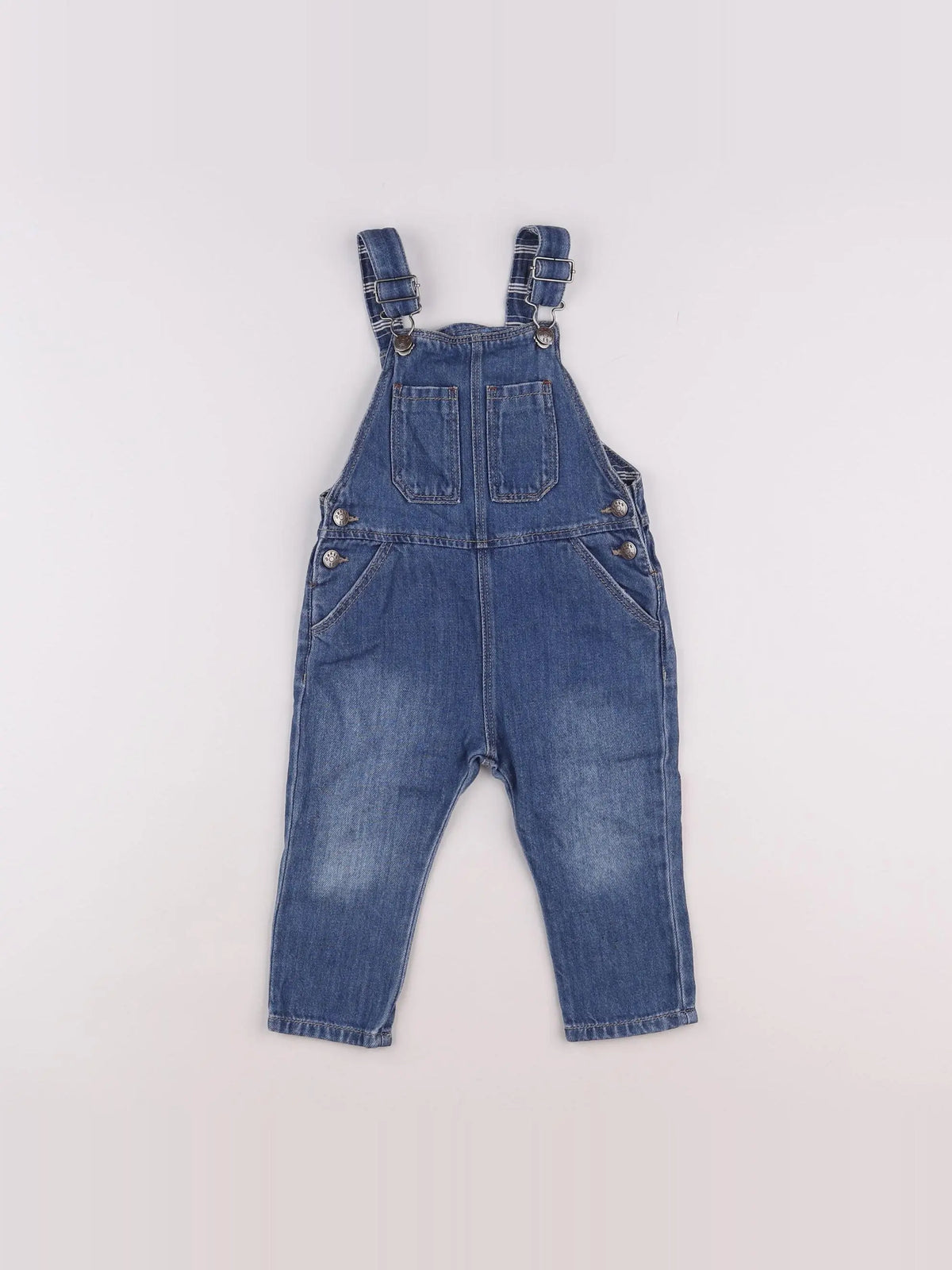 Zara - salopette bleu - 9/12 mois