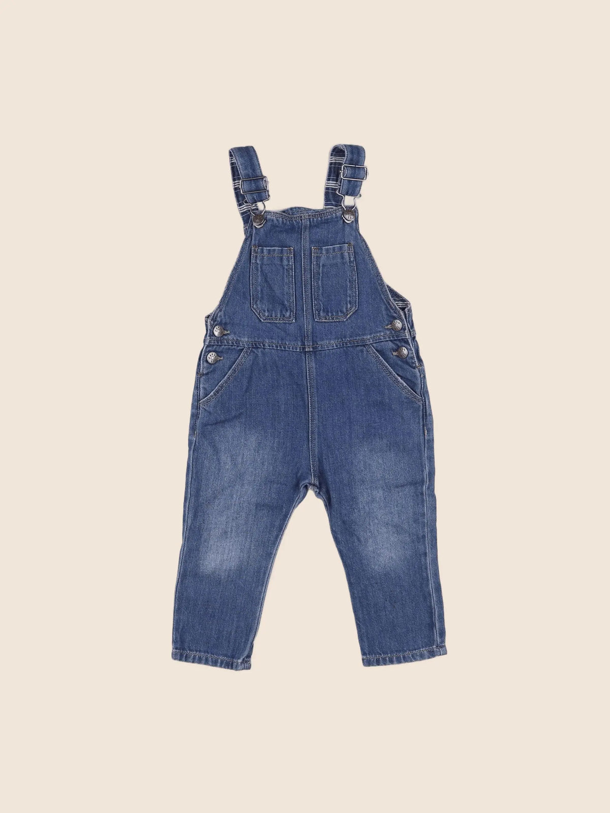 Zara - salopette bleu - 9/12 mois