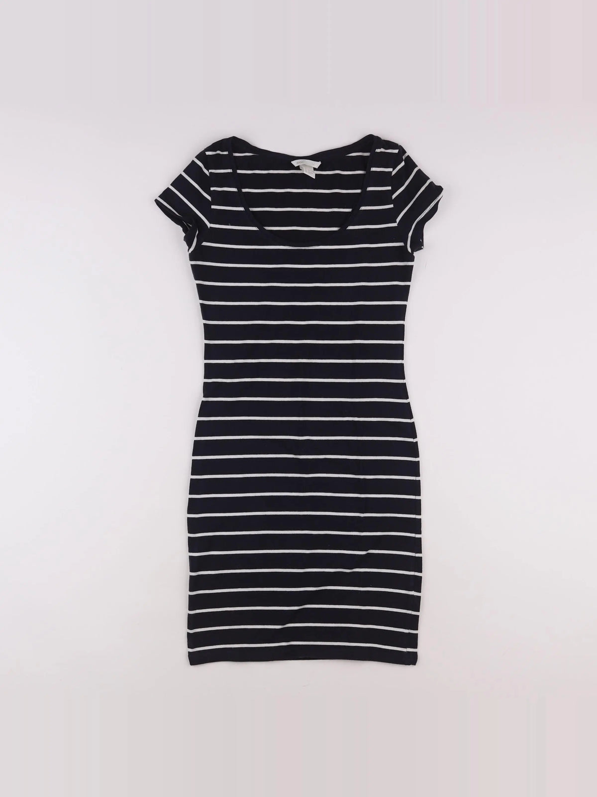 H&M - robe grossesse blanc, bleu - 36 à 38