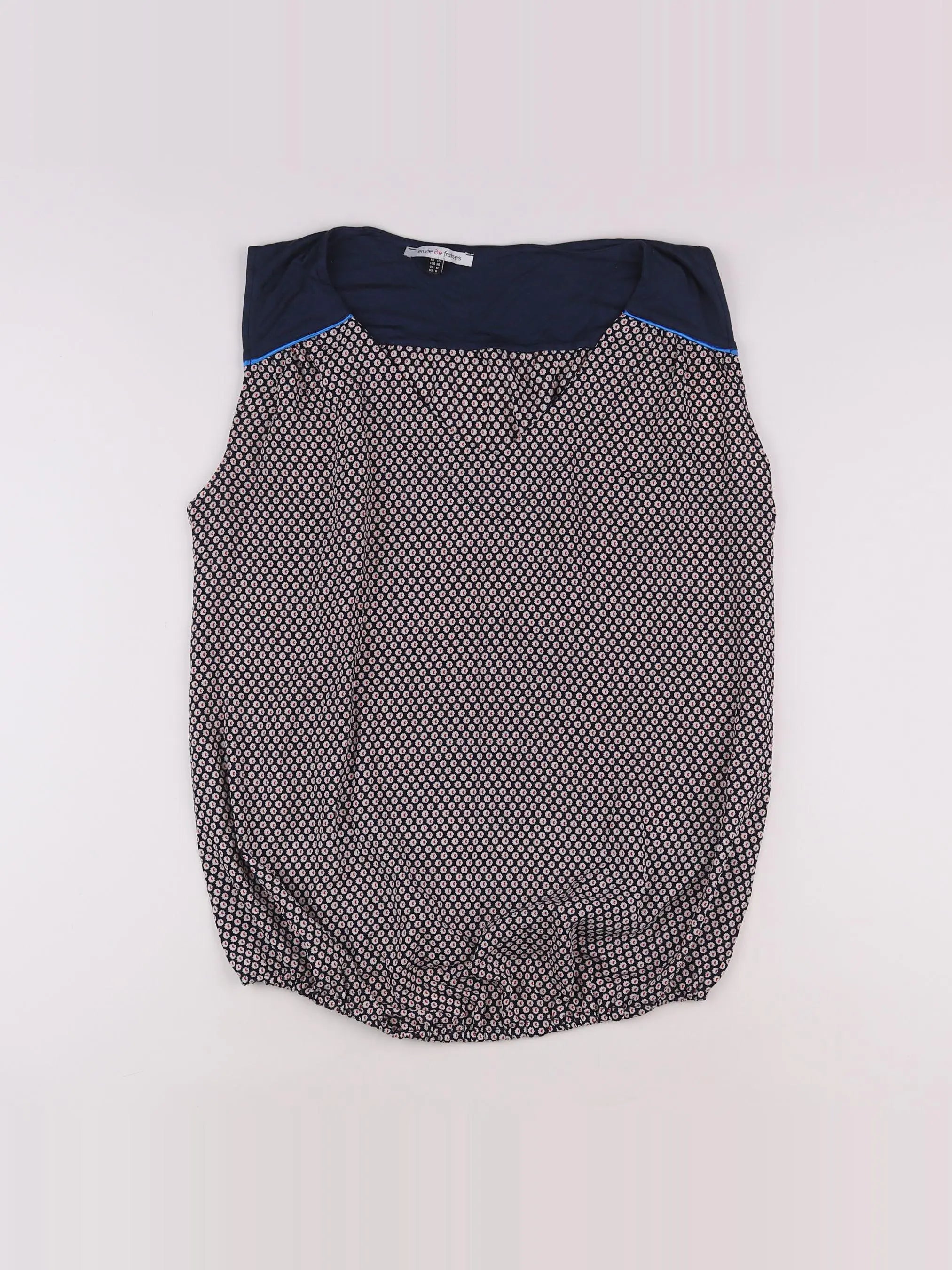 Envie de fraise - blouse grossesse bleu - 40