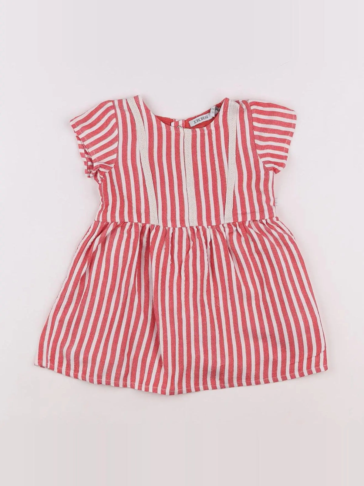 IKKS - robe blanc, rouge - 12 mois