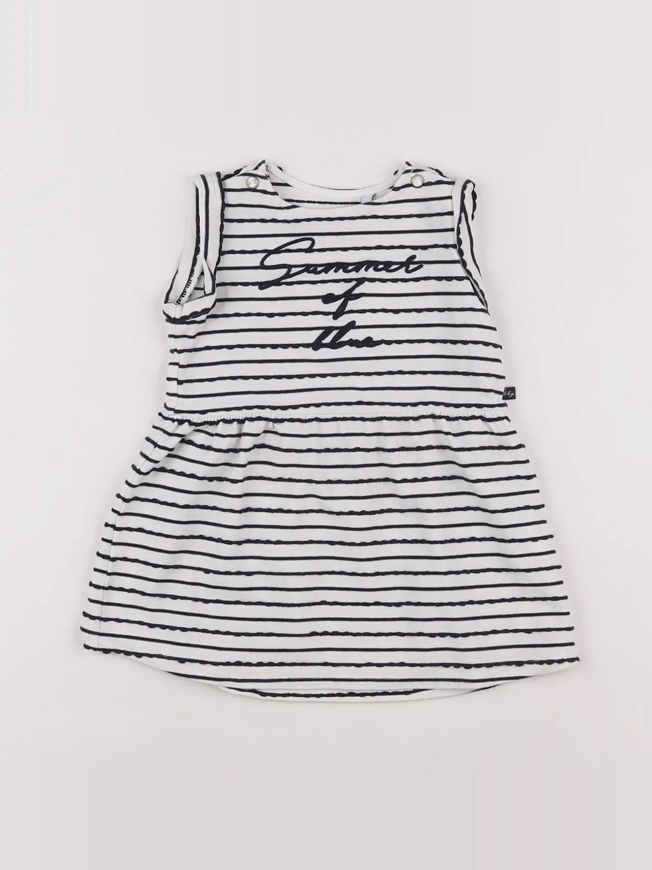 IKKS - robe blanc, bleu - 12 mois