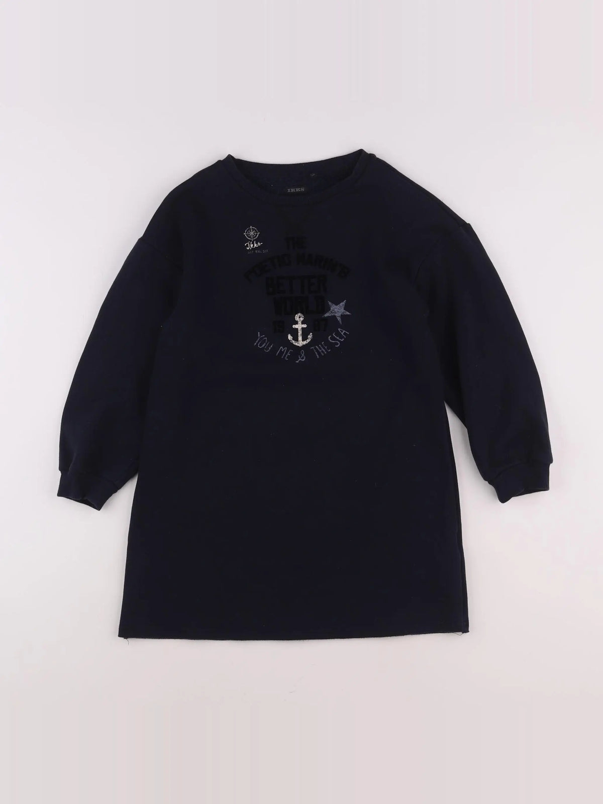IKKS - robe bleu - 8 ans