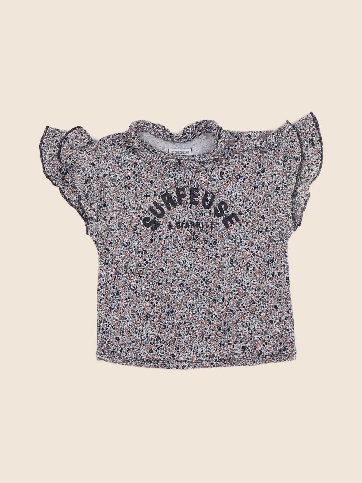 IKKS - tee-shirt bleu - 18 mois