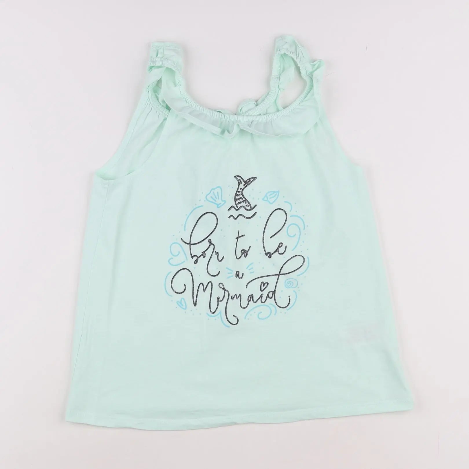 Vertbaudet - tee-shirt bleu - 10 ans