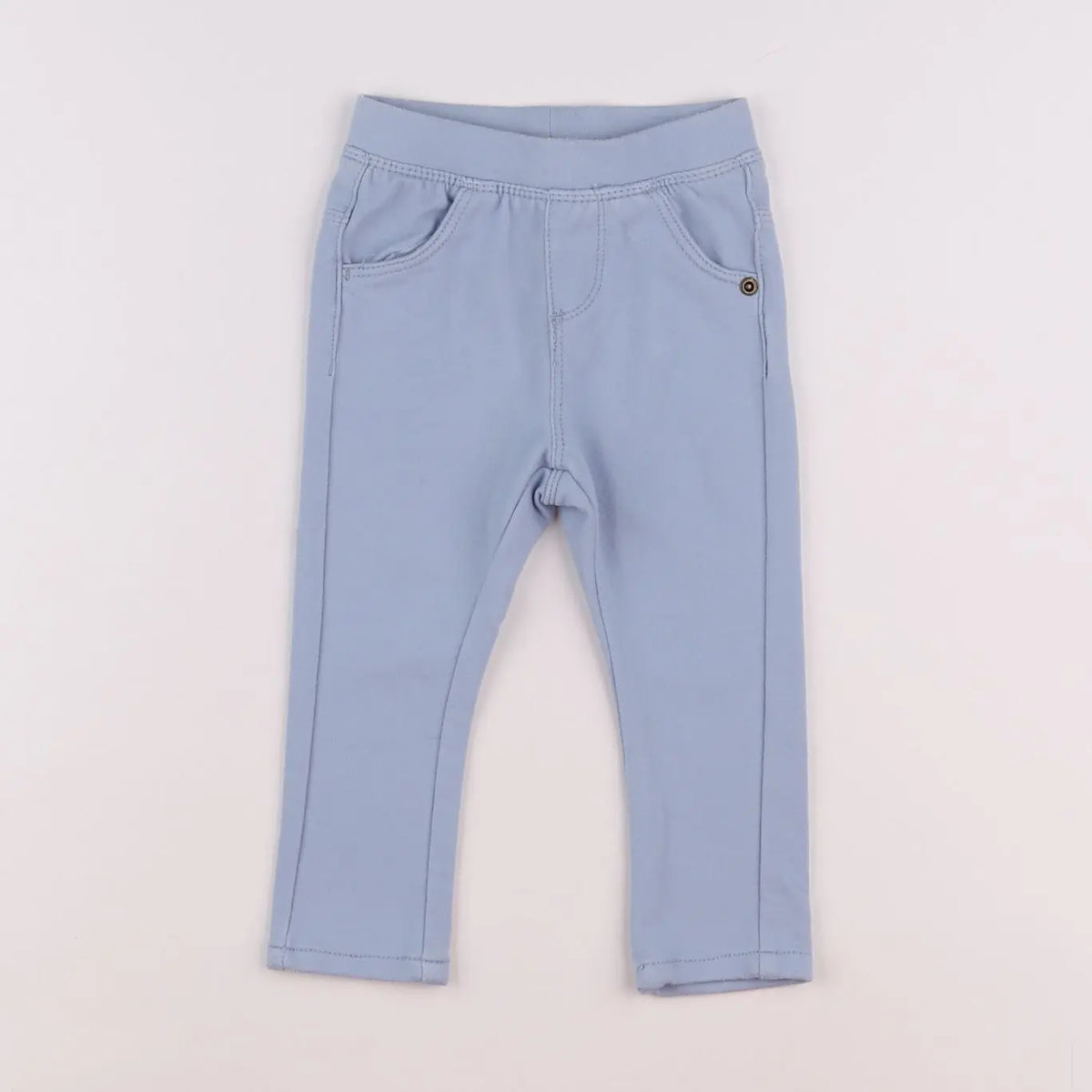 Vertbaudet - jegging bleu - 9 mois