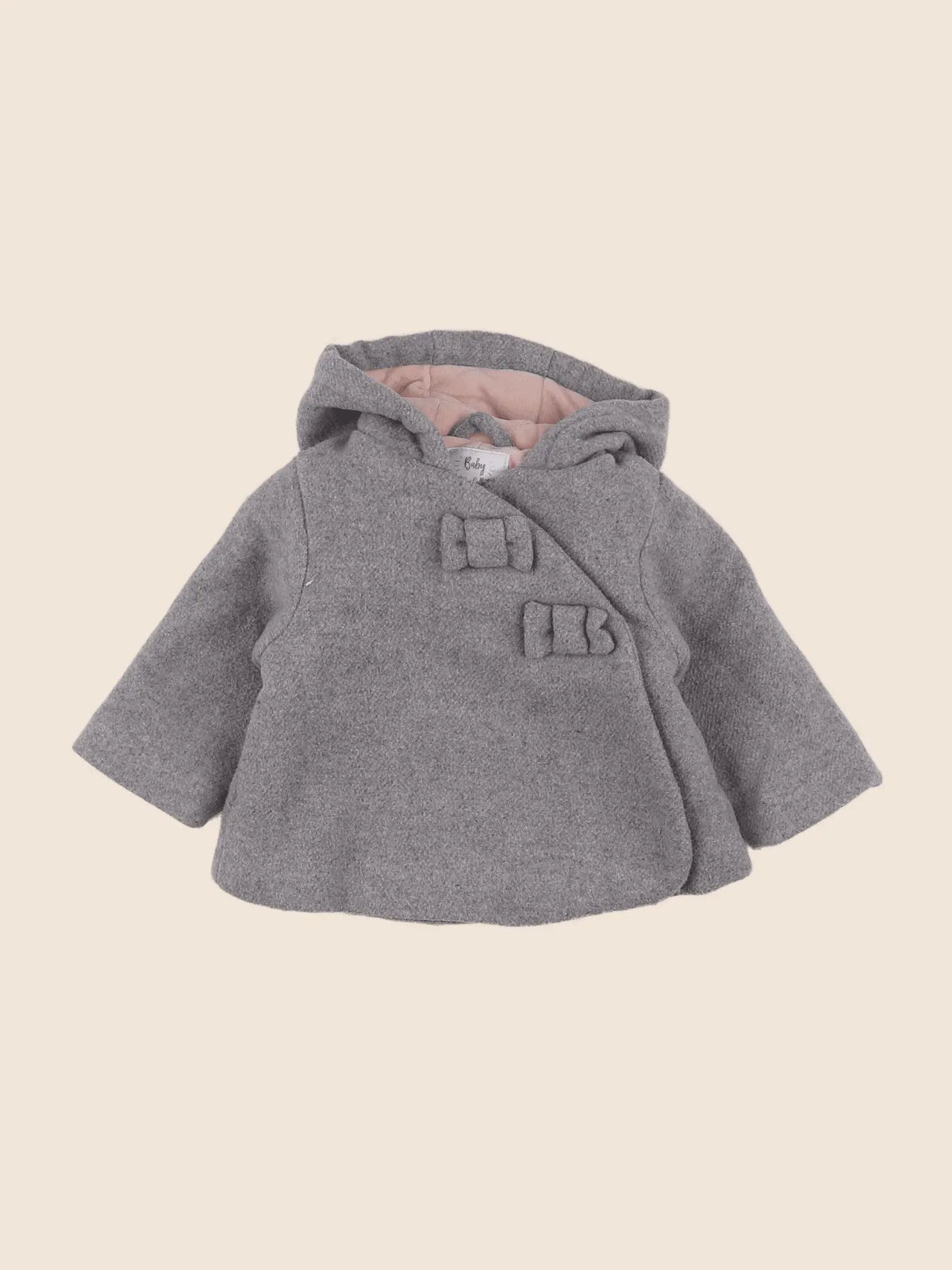 Vertbaudet - manteau gris - 6 mois