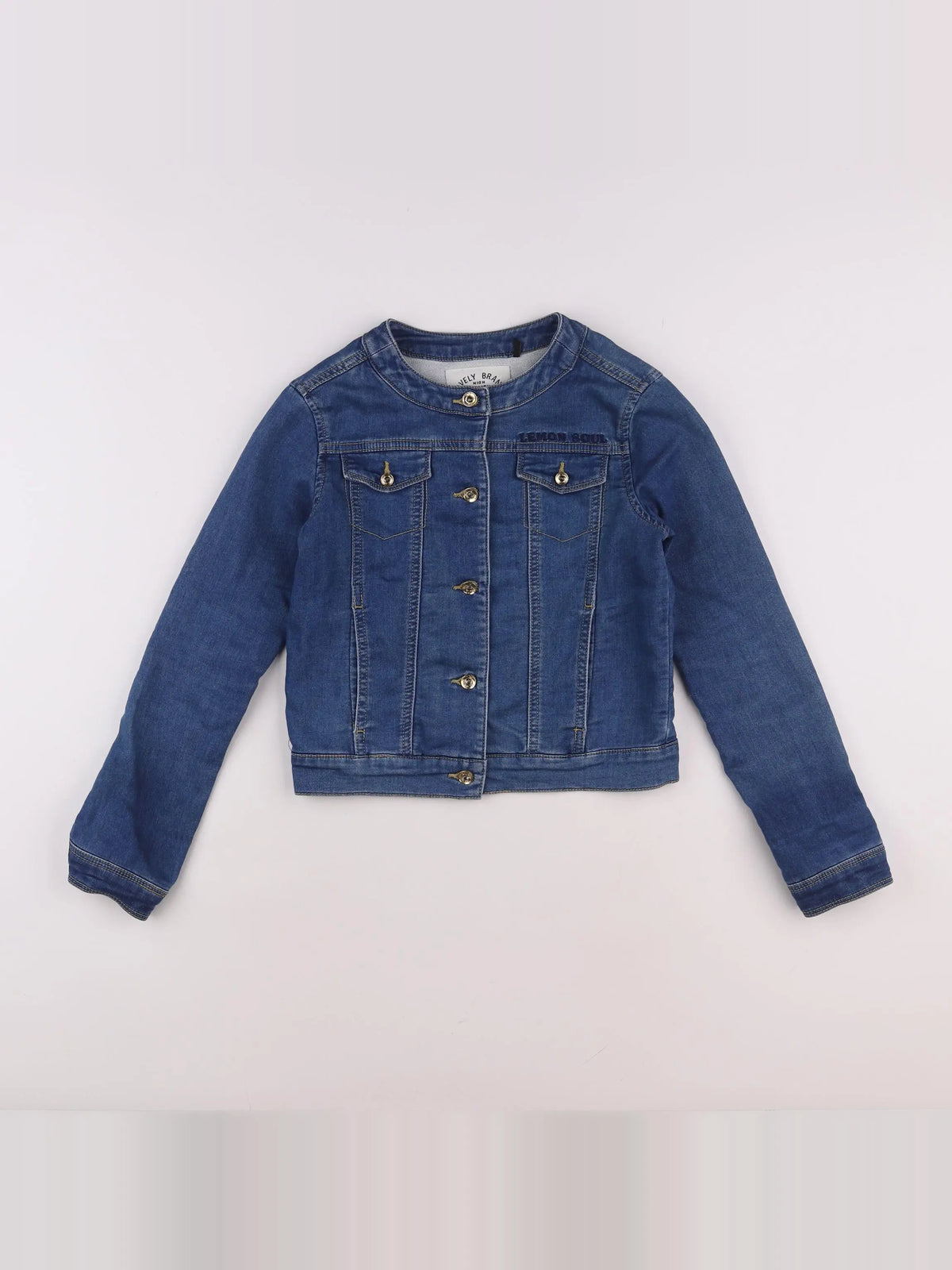 IKKS - veste imprimé au dos bleu - 10 ans