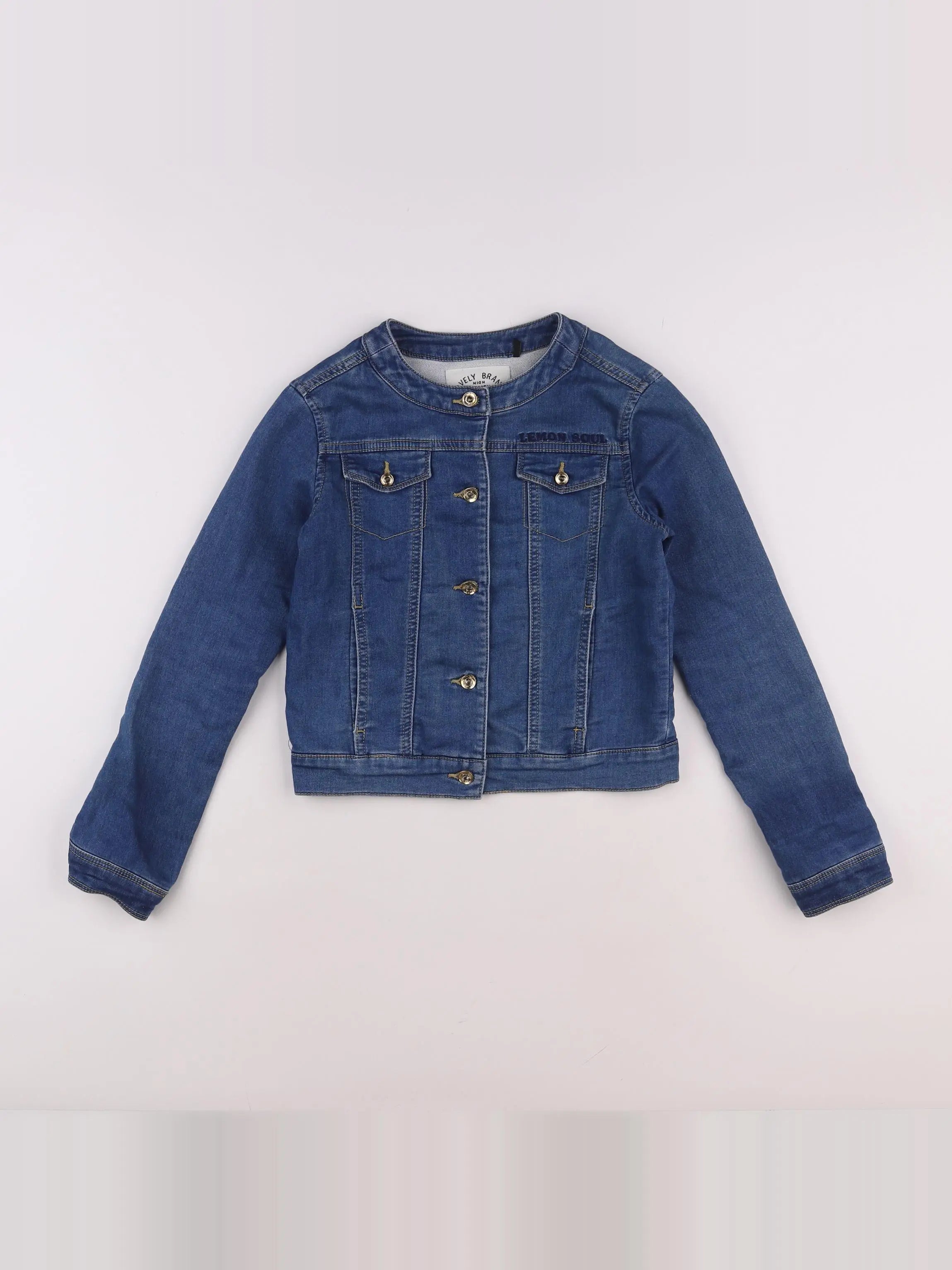 IKKS - veste imprimé au dos bleu - 10 ans