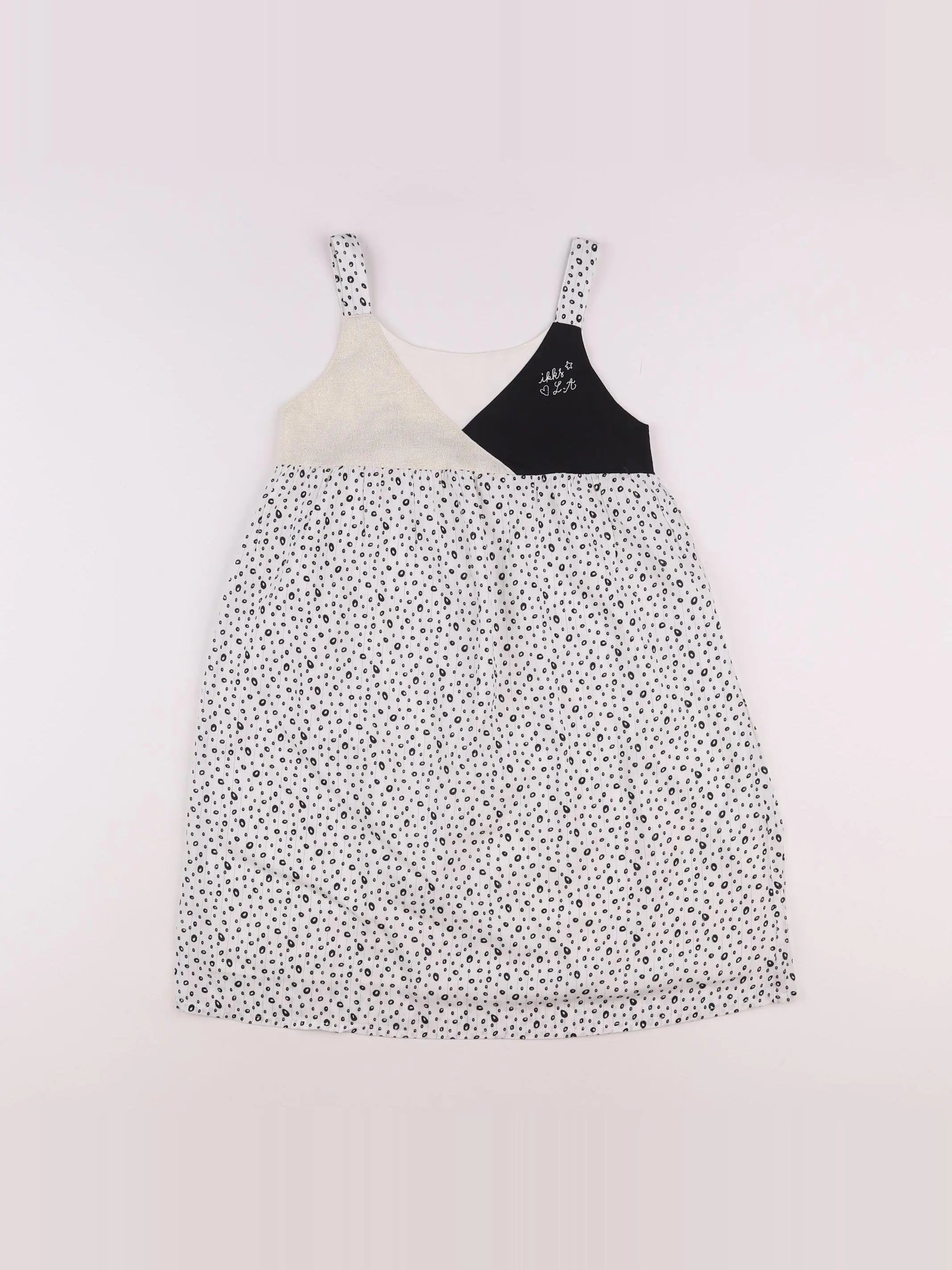 IKKS - robe blanc - 10 ans