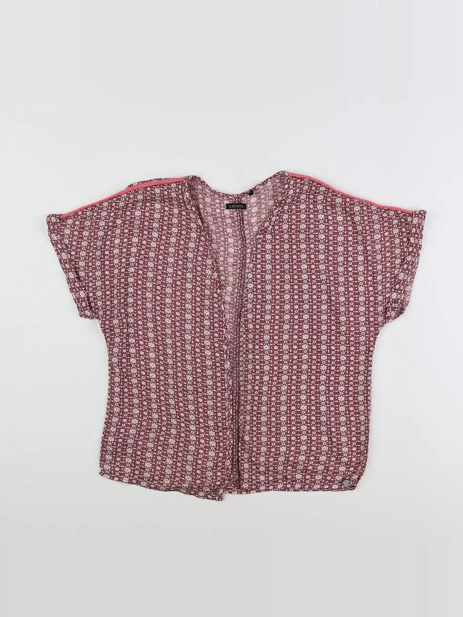 IKKS - blouse rouge - 10 ans