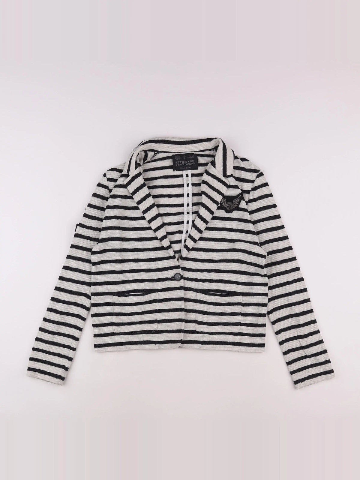 IKKS - veste blanc, noir - 10 ans