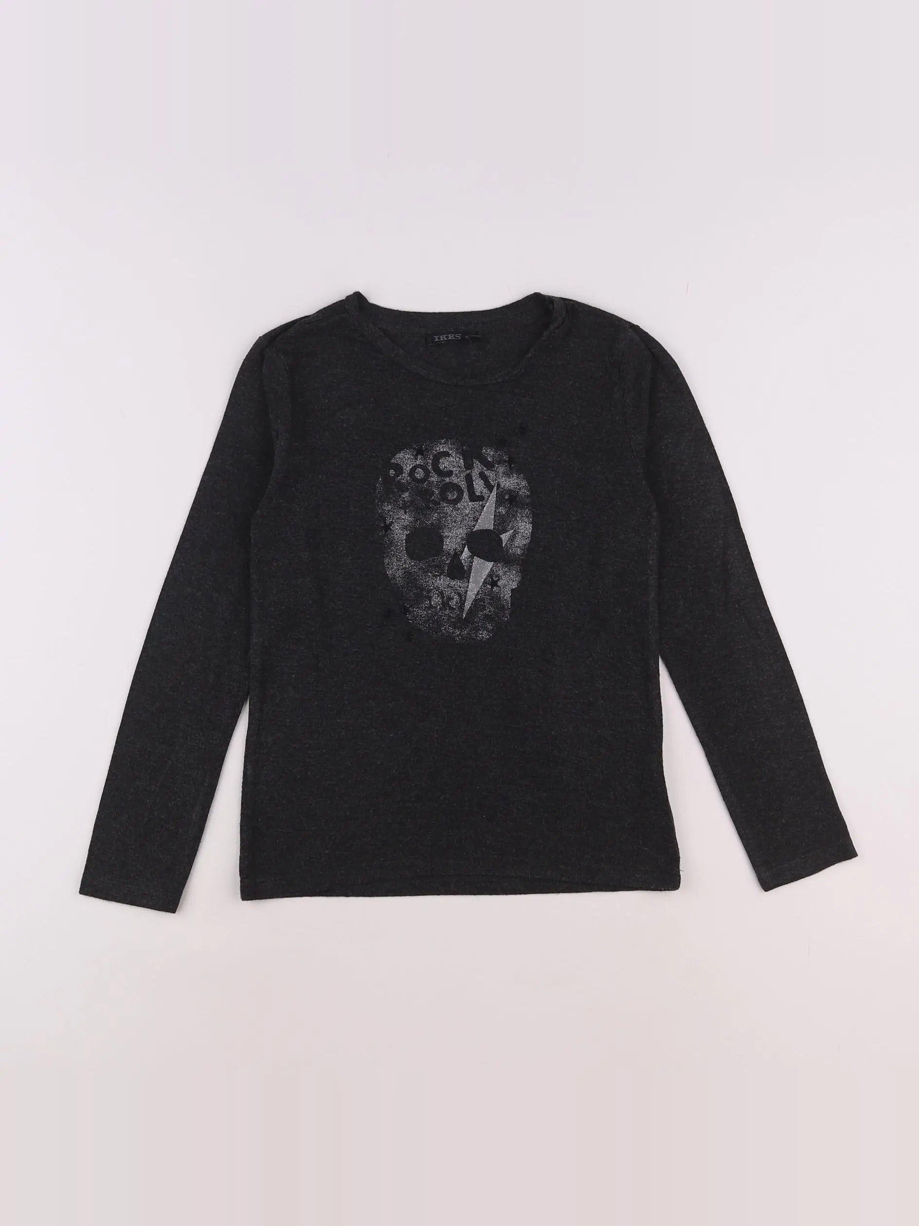IKKS - tee-shirt gris - 8 ans