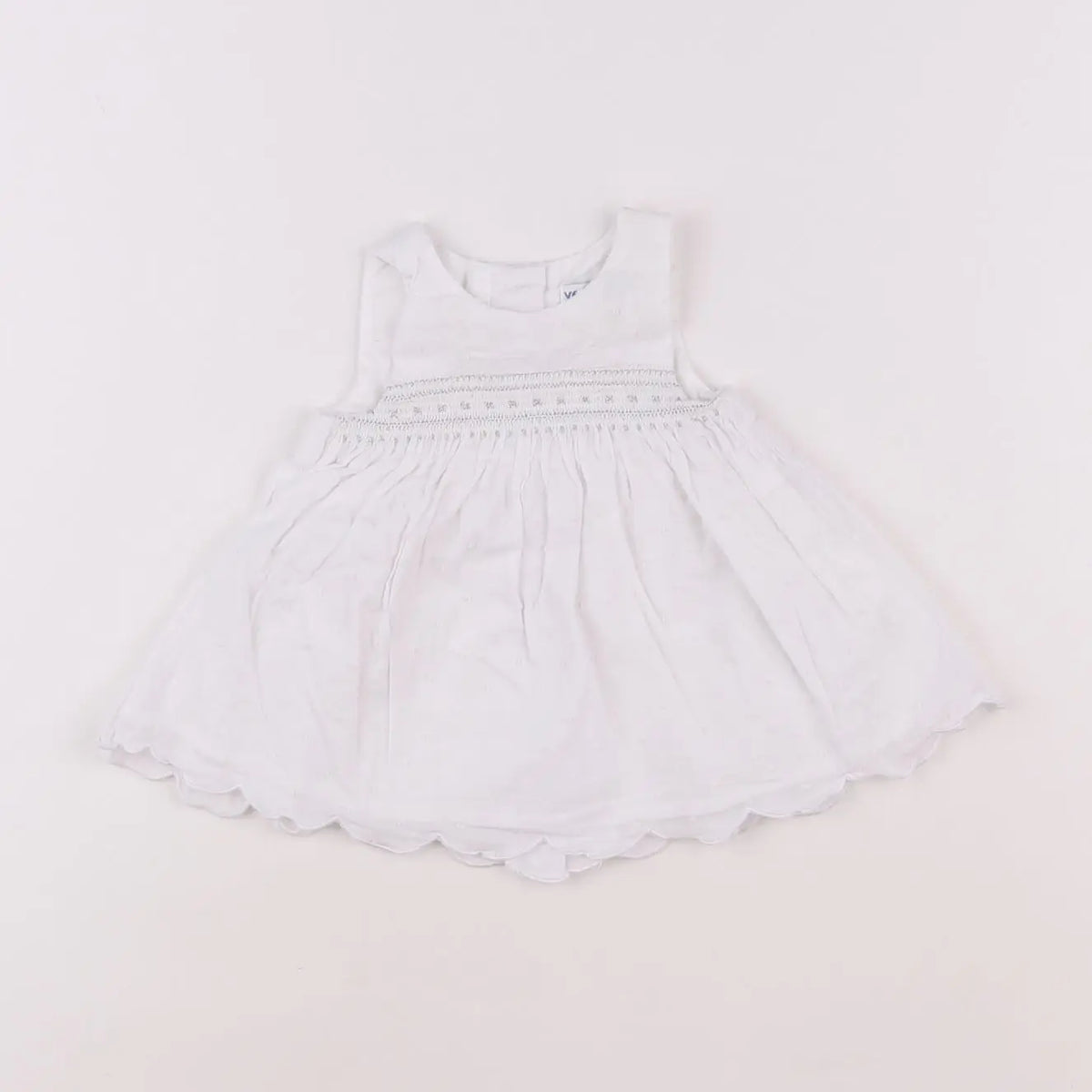 Vertbaudet - robe blanc - 1 mois